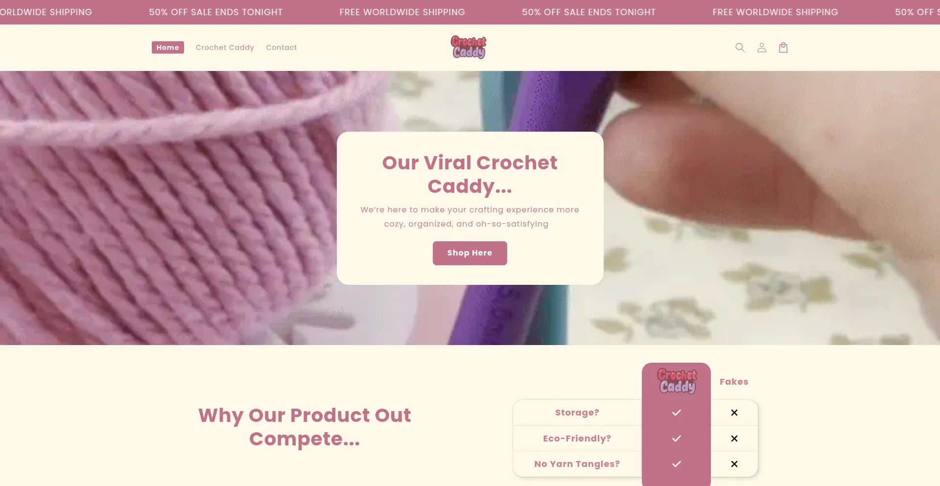 Crochetcaddy.store é Seguro e Confiável?
