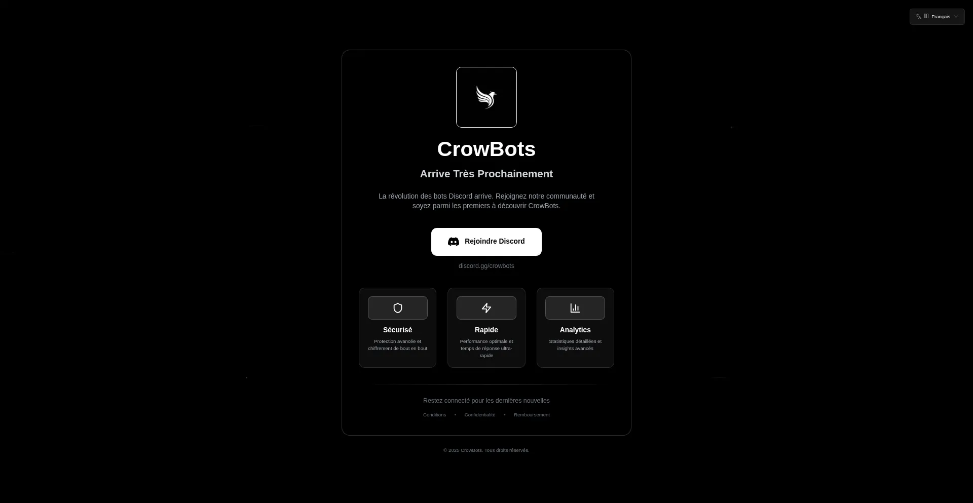 Crowbots.fr é Seguro e Confiável?