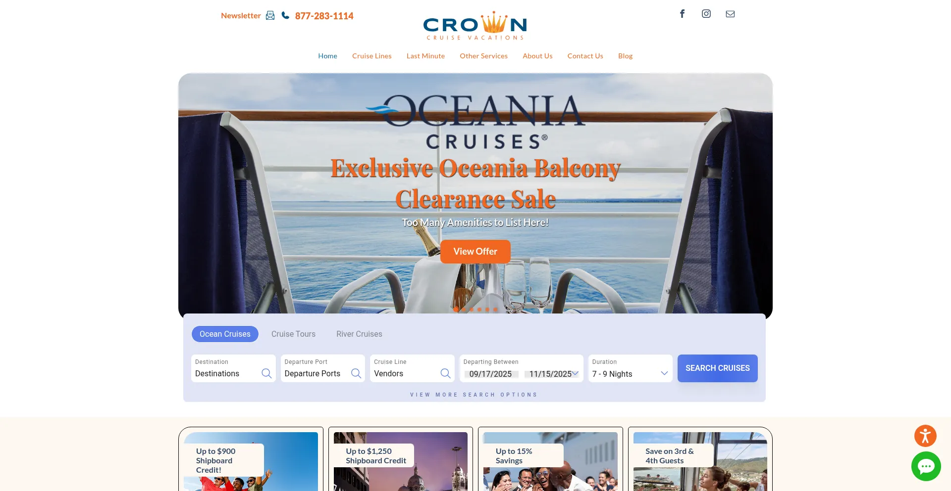 Crowncruisevacations.com é Seguro e Confiável?