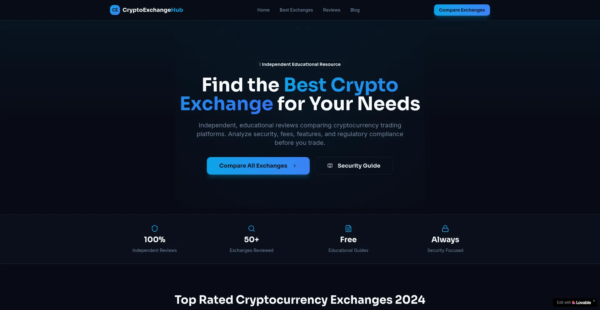 Cryptoexchangereviewhub.com