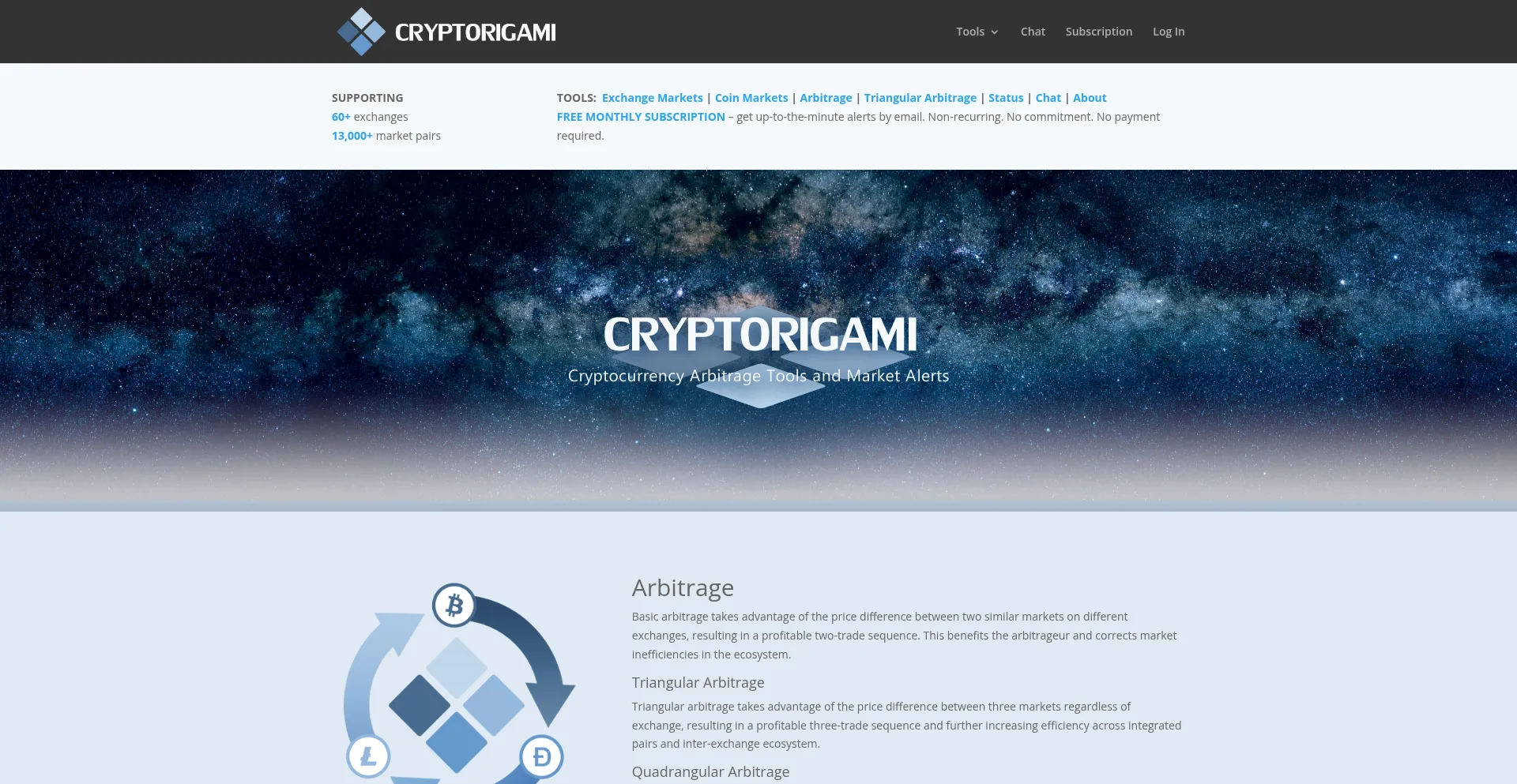 Cryptorigami.com Screenshot