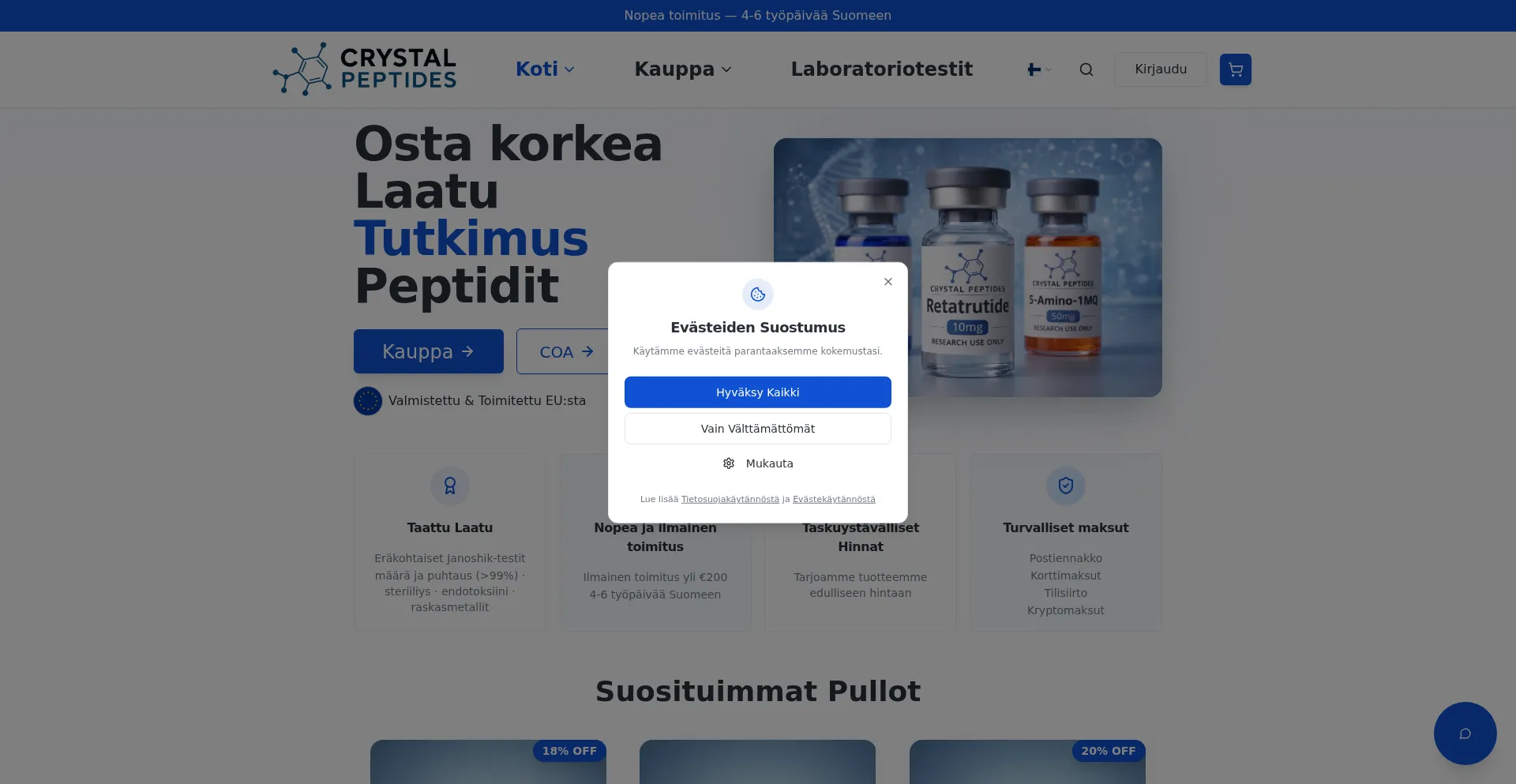 Crystalpeptides.fi