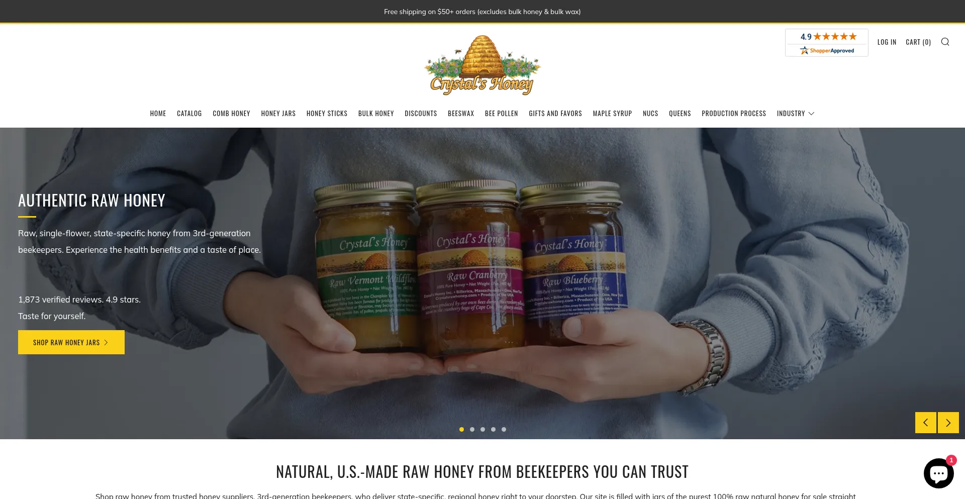 Crystalsrawhoney.com