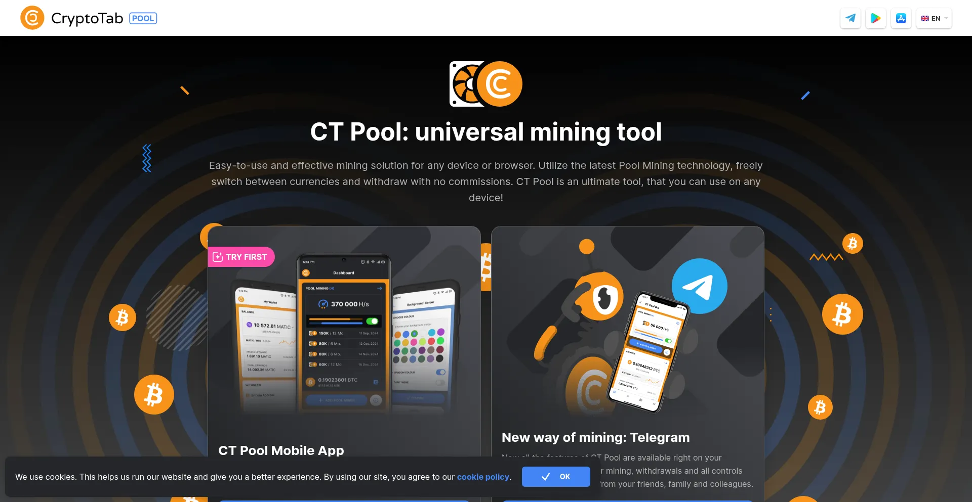 Ctpool.net Screenshot