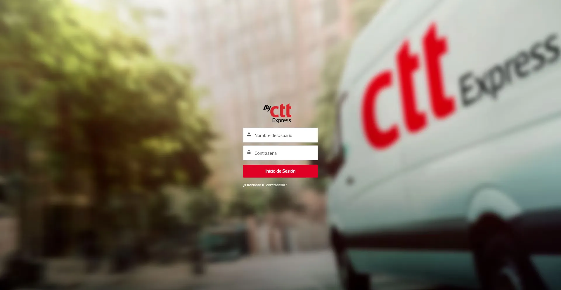 Website screenshot of Cttexpressspain.my.site.com