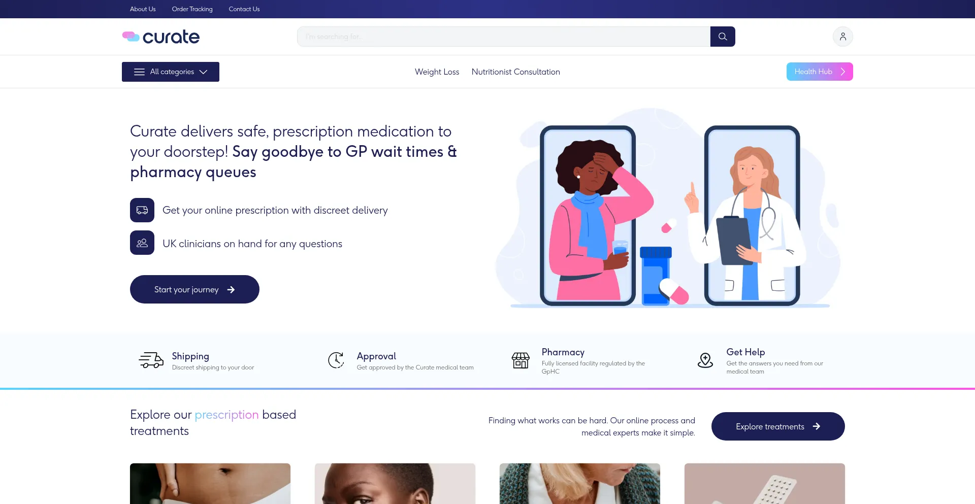 Curatehealth.co.uk é Seguro e Confiável?