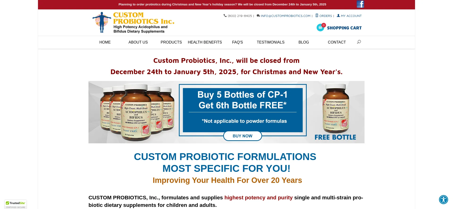 Customprobiotics.com