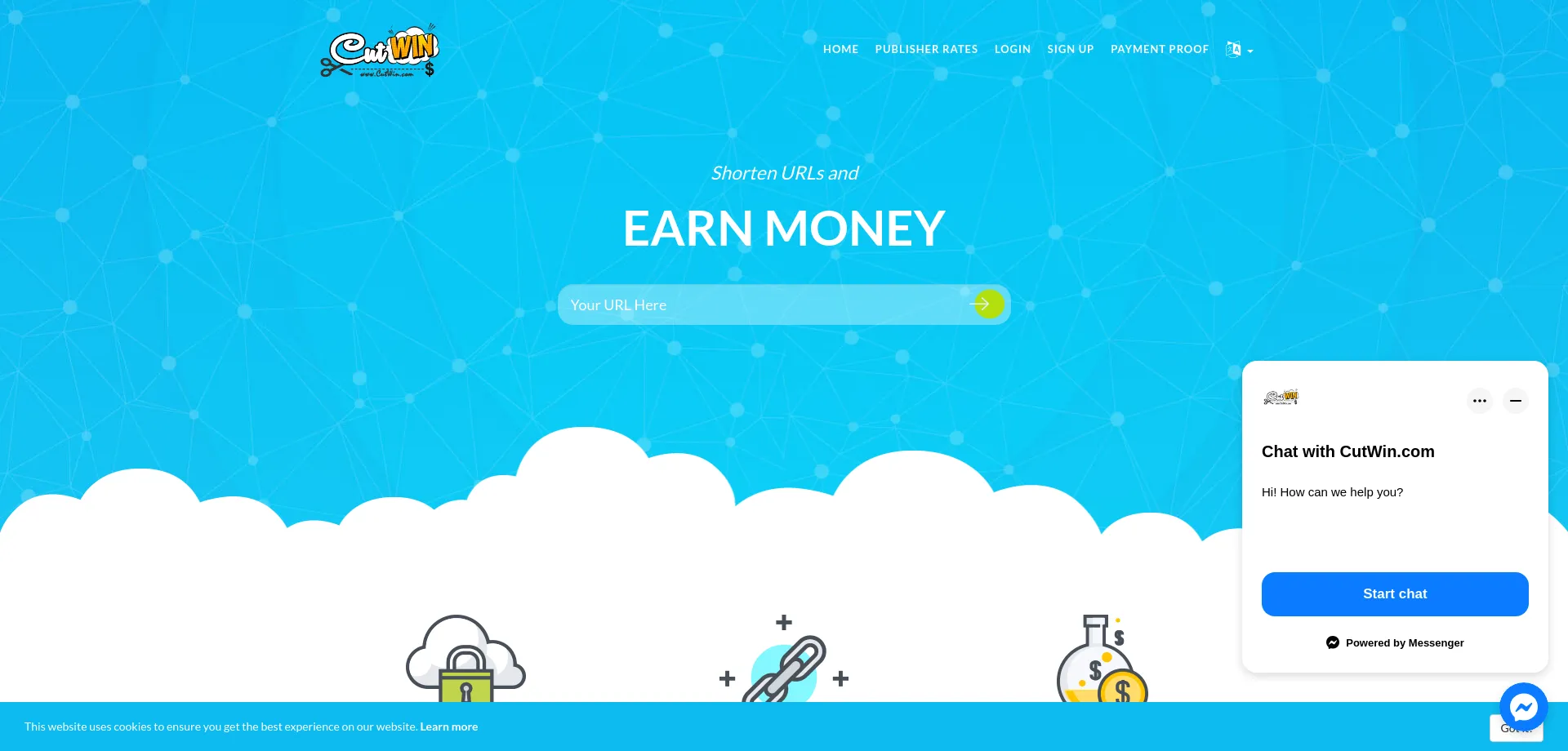 Cutwin.com Screenshot