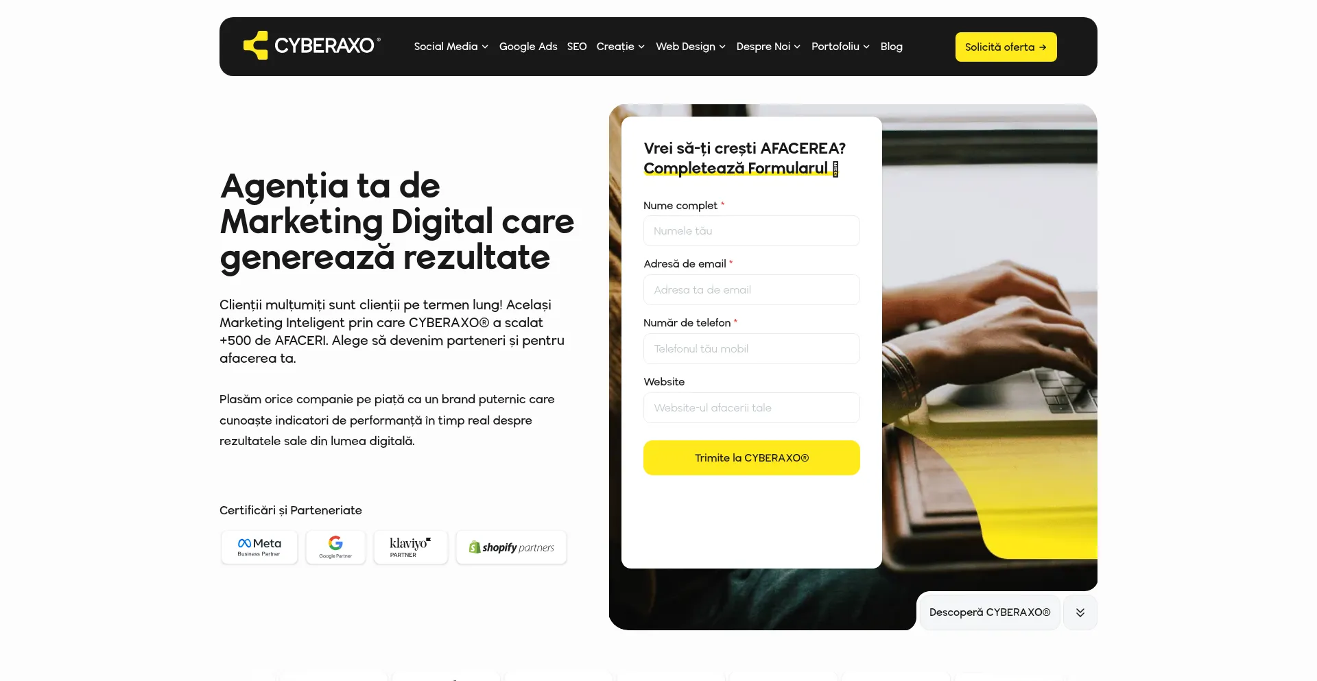 Cyberaxo.com Screenshot