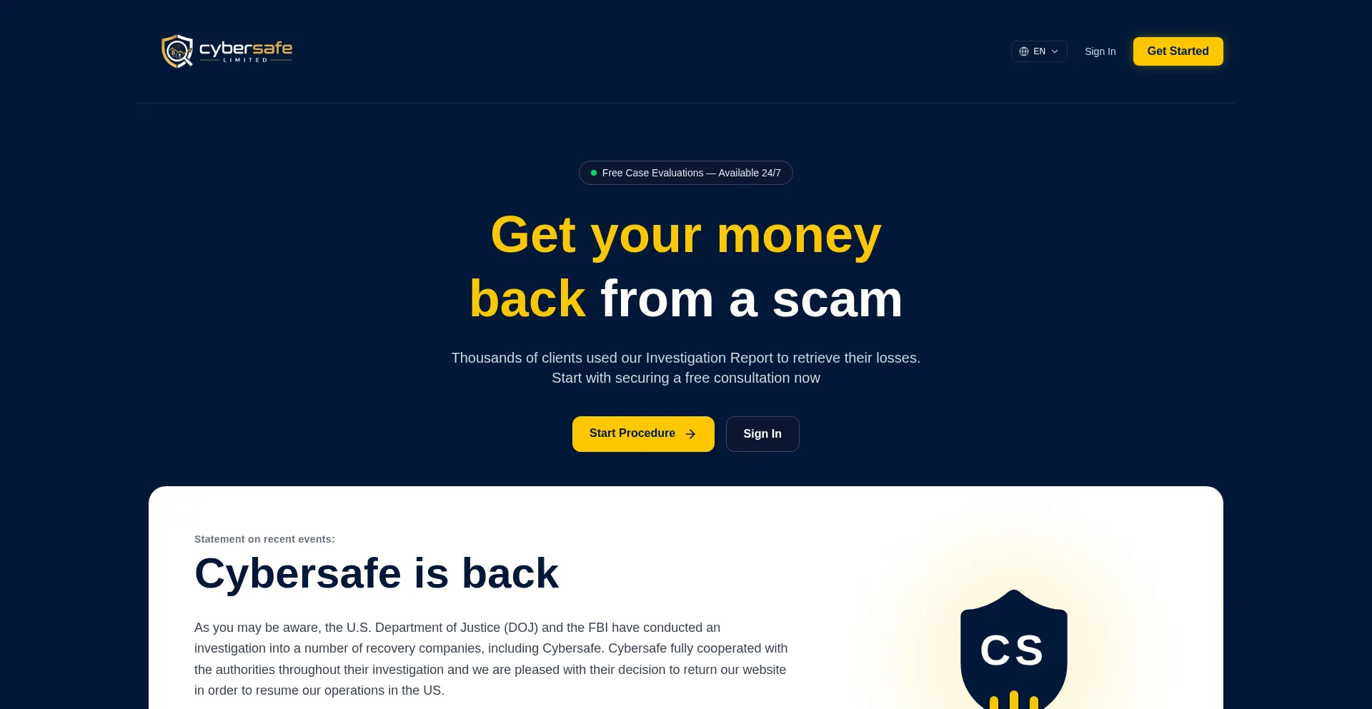 Cybersafeltd.eu