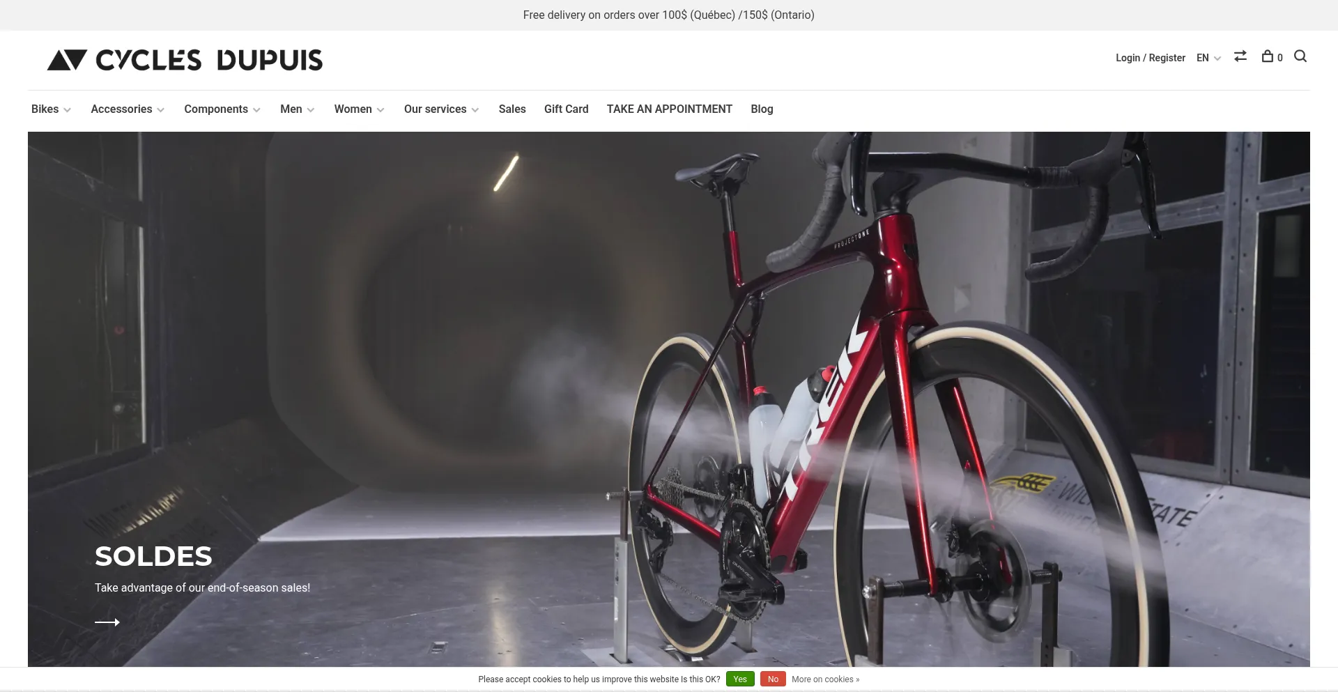 Cyclesdupuis.com é Seguro e Confiável?