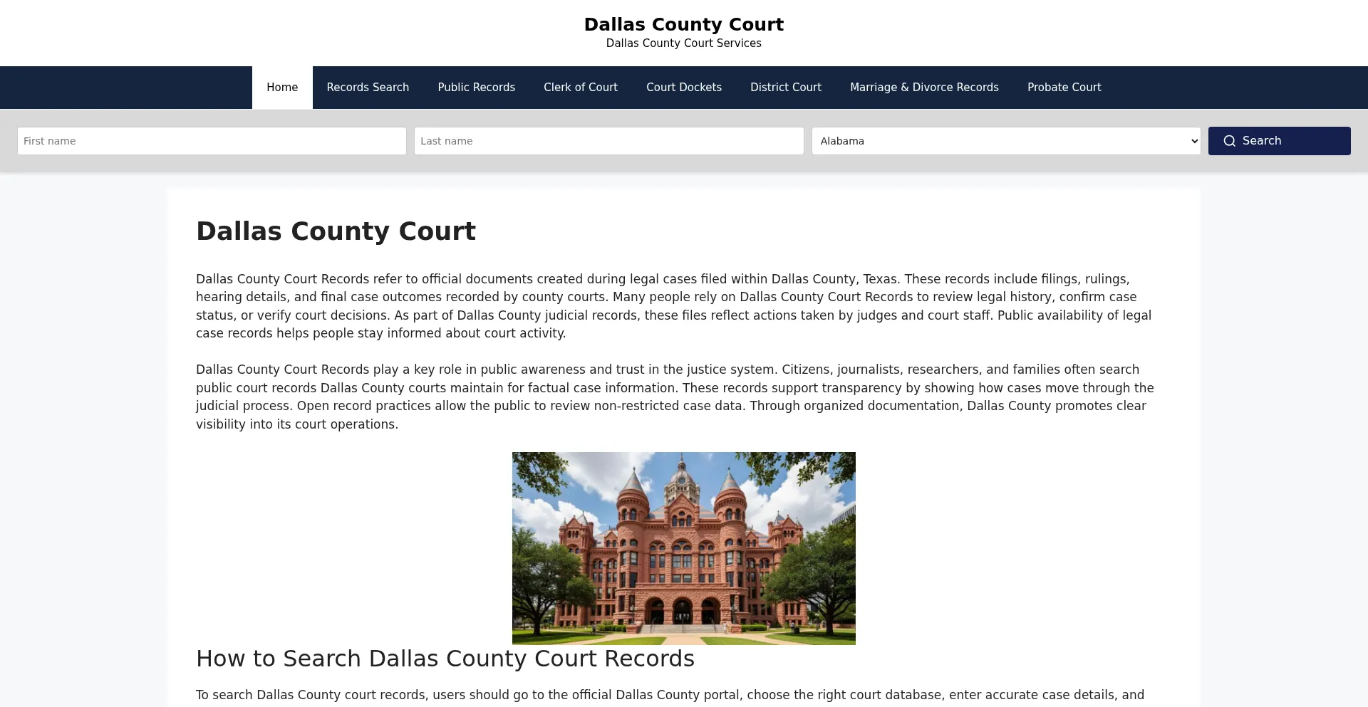 Dallascountycourts.org
