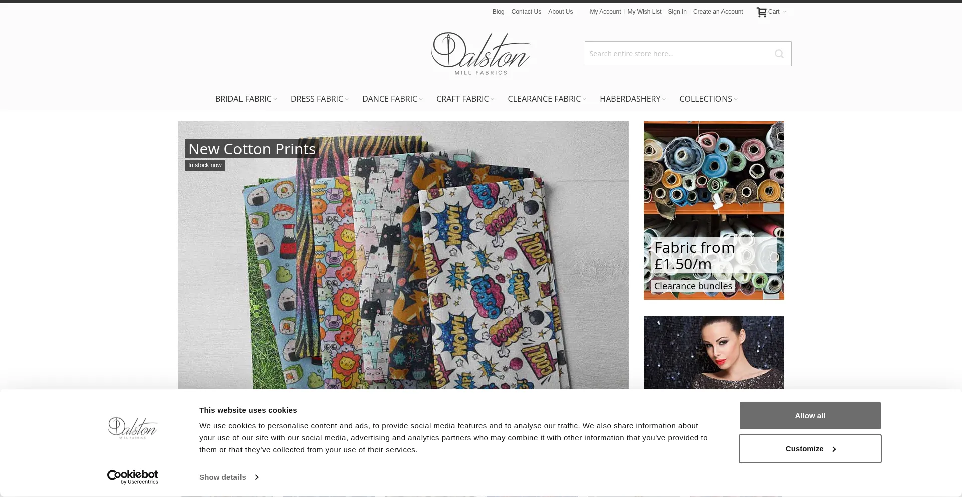 Dalstonmillfabrics.co.uk