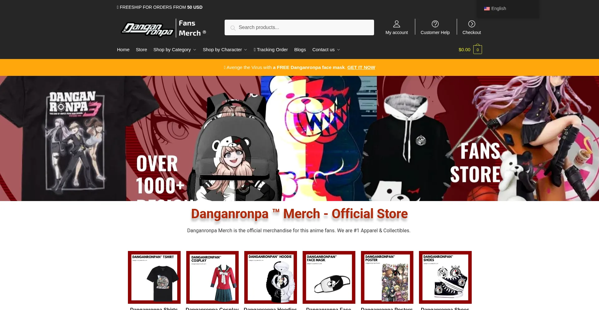 Danganronpamerch.com é Seguro e Confiável?