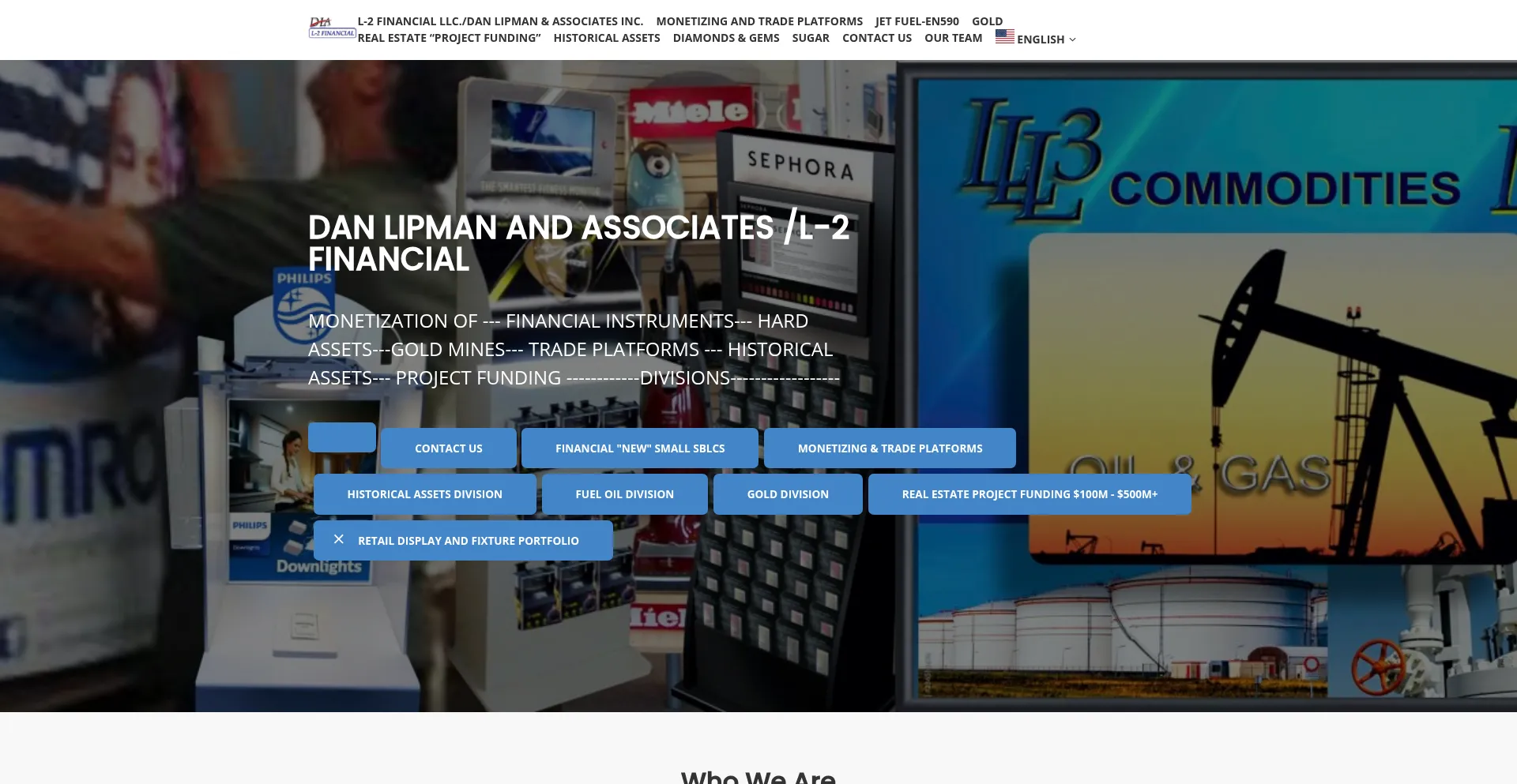 Website screenshot of Danlipman.com