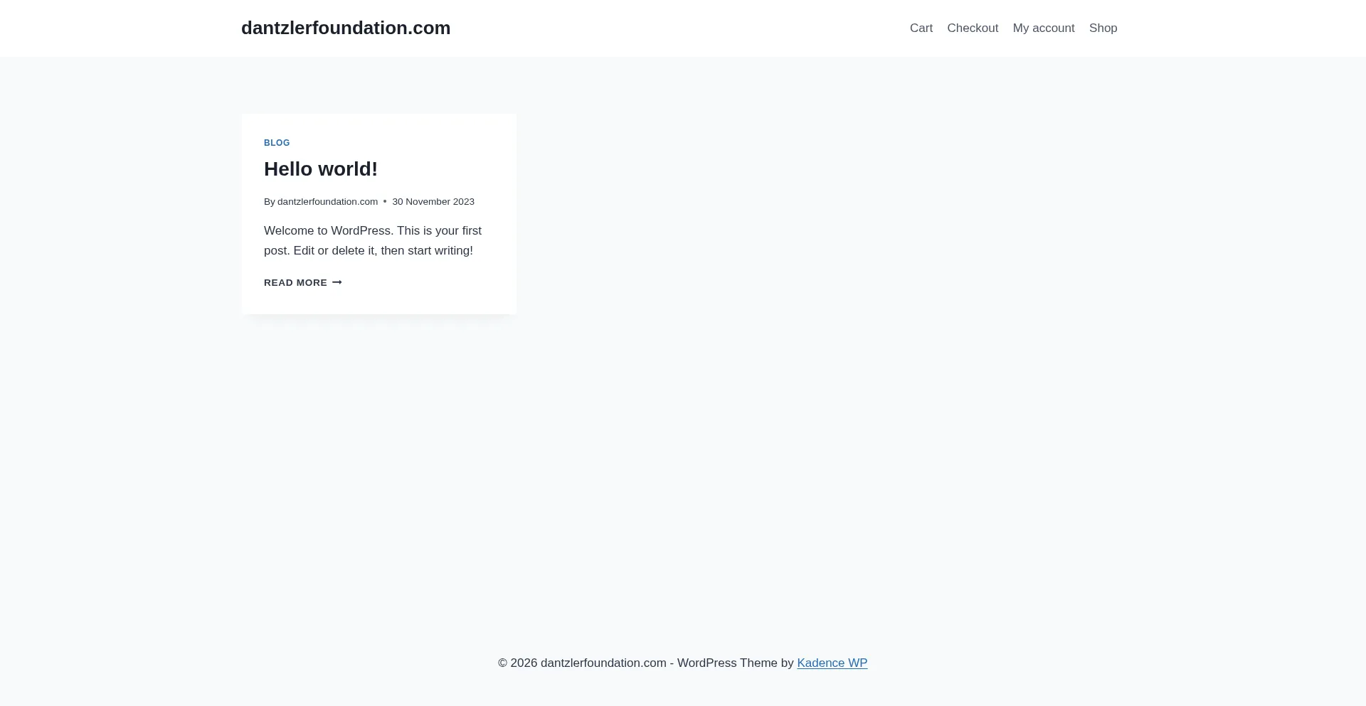 Dantzlerfoundation.com