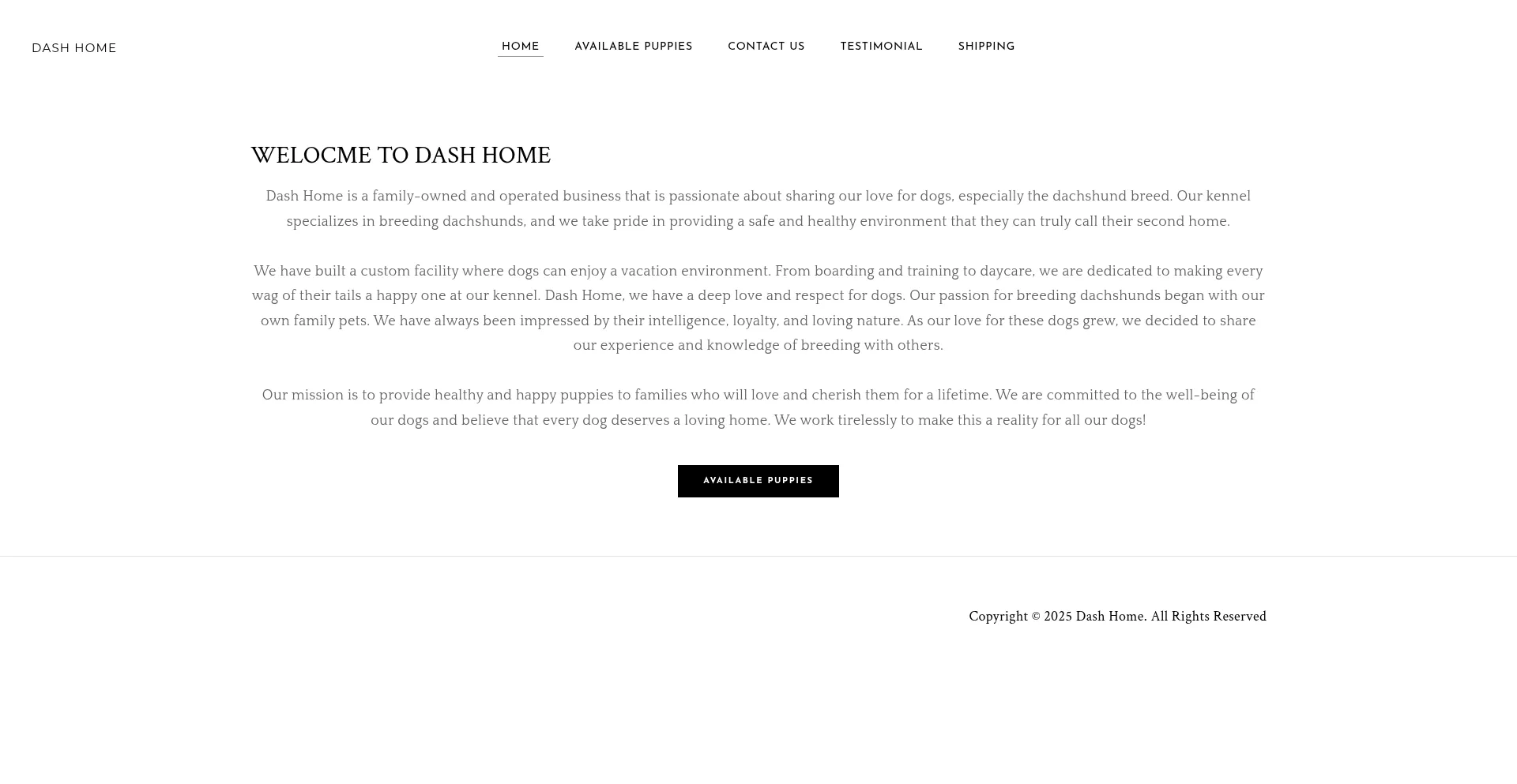 Dashhome.net Screenshot