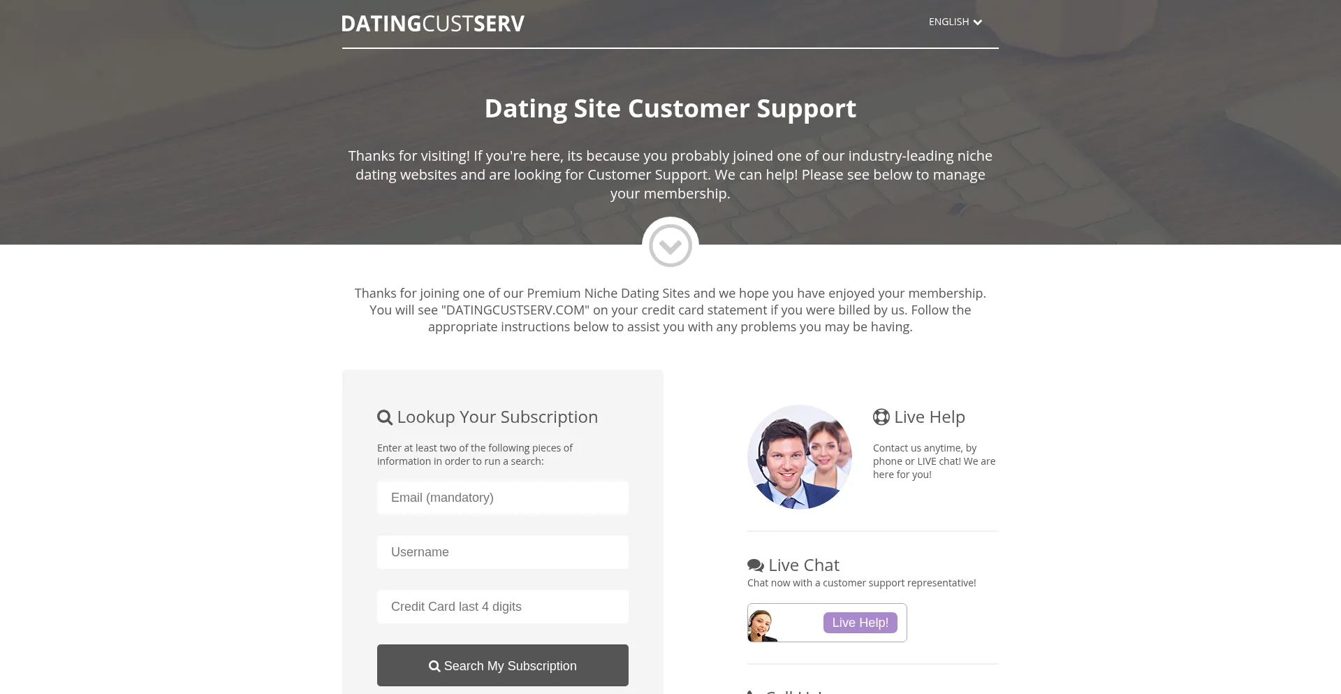 Datingcustserv.com é Seguro e Confiável?