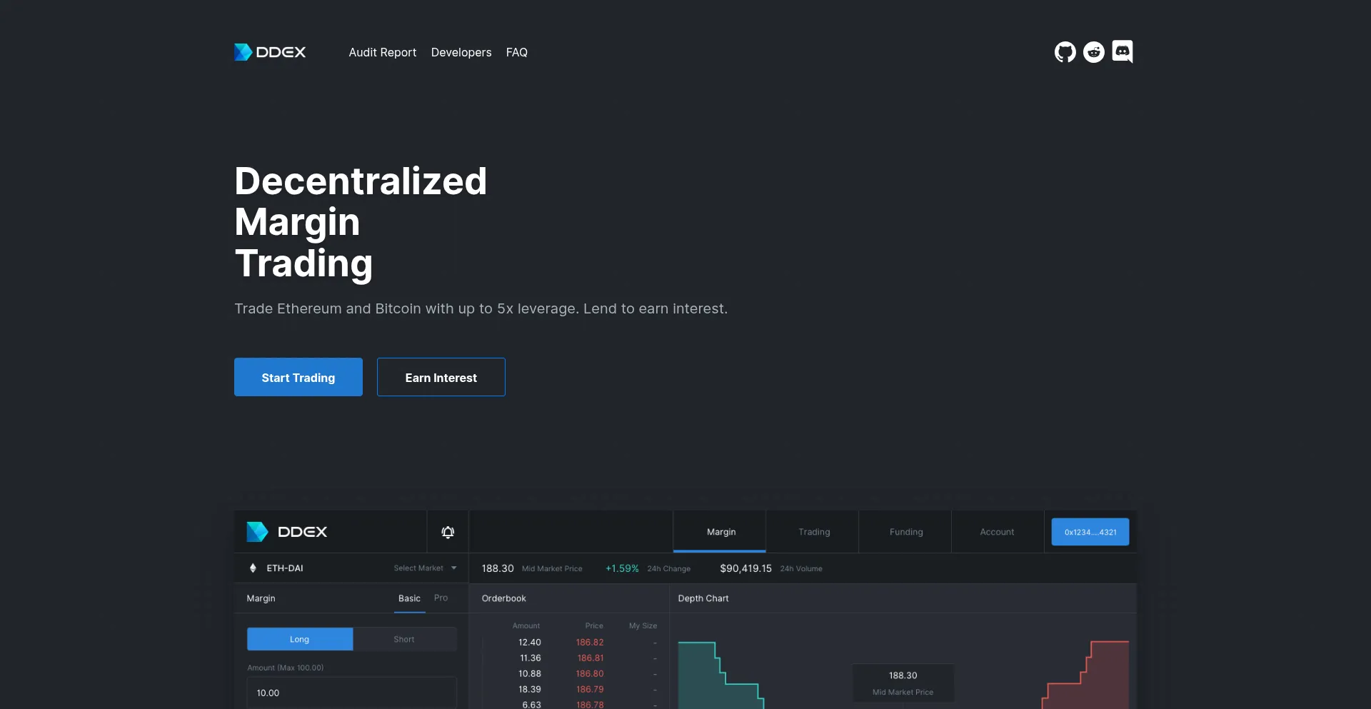 Ddex.io Screenshot