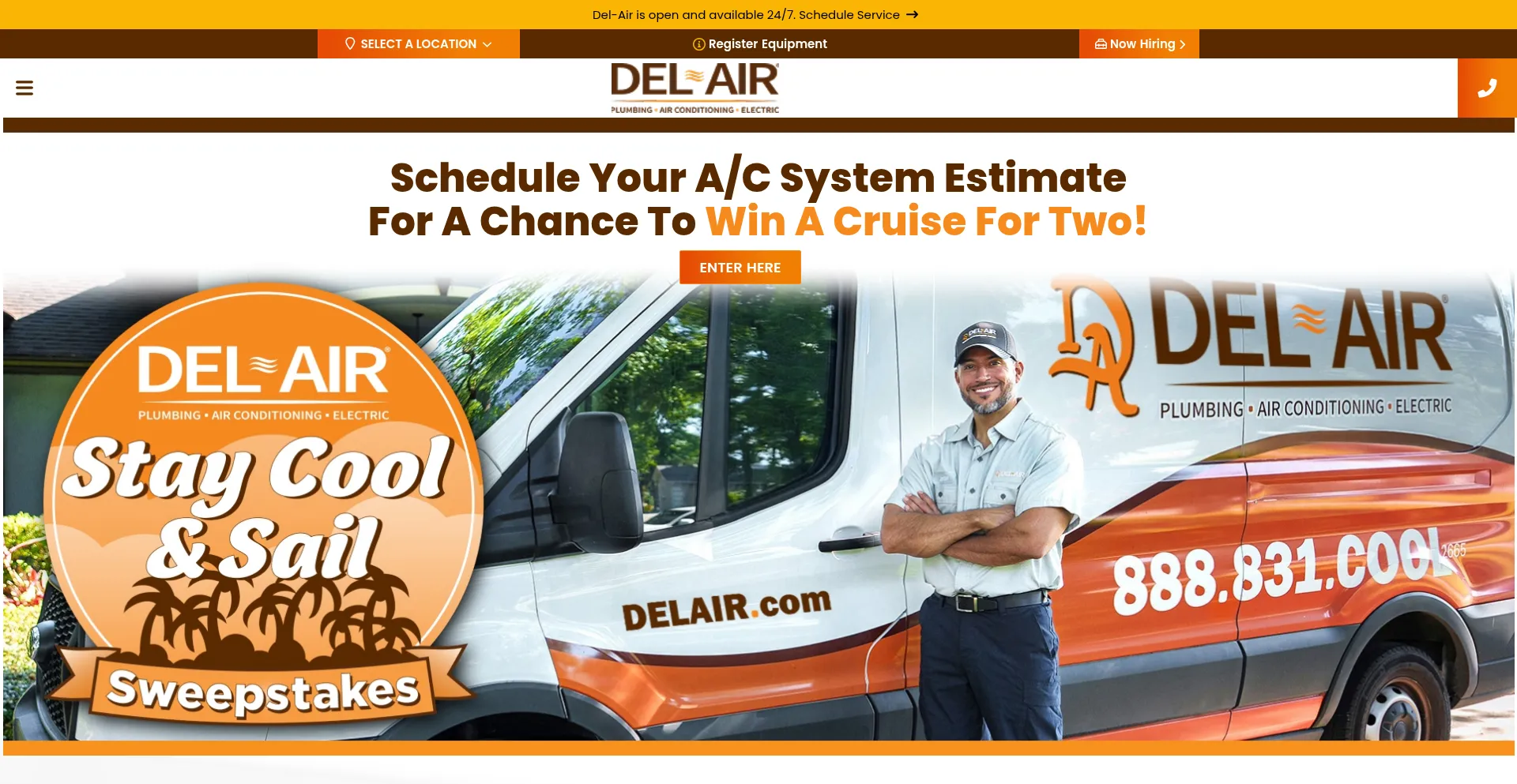 Website screenshot of Delair.com
