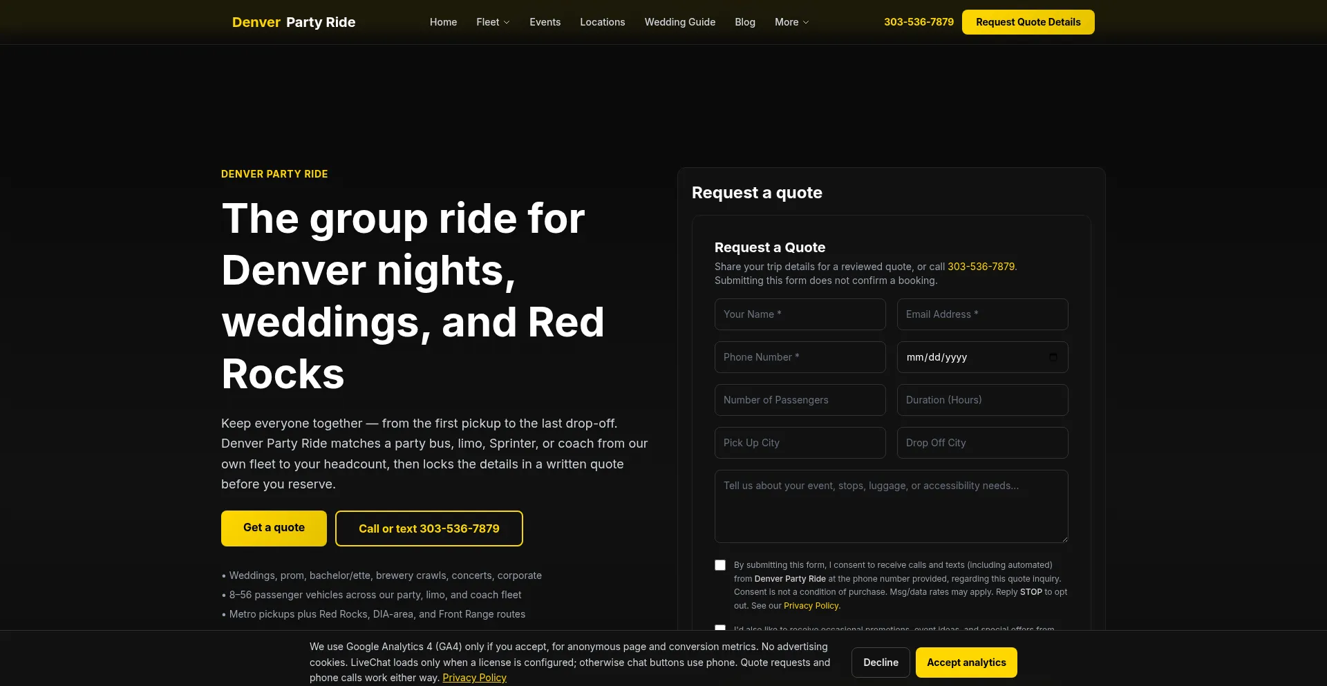 Denverpartyride.com