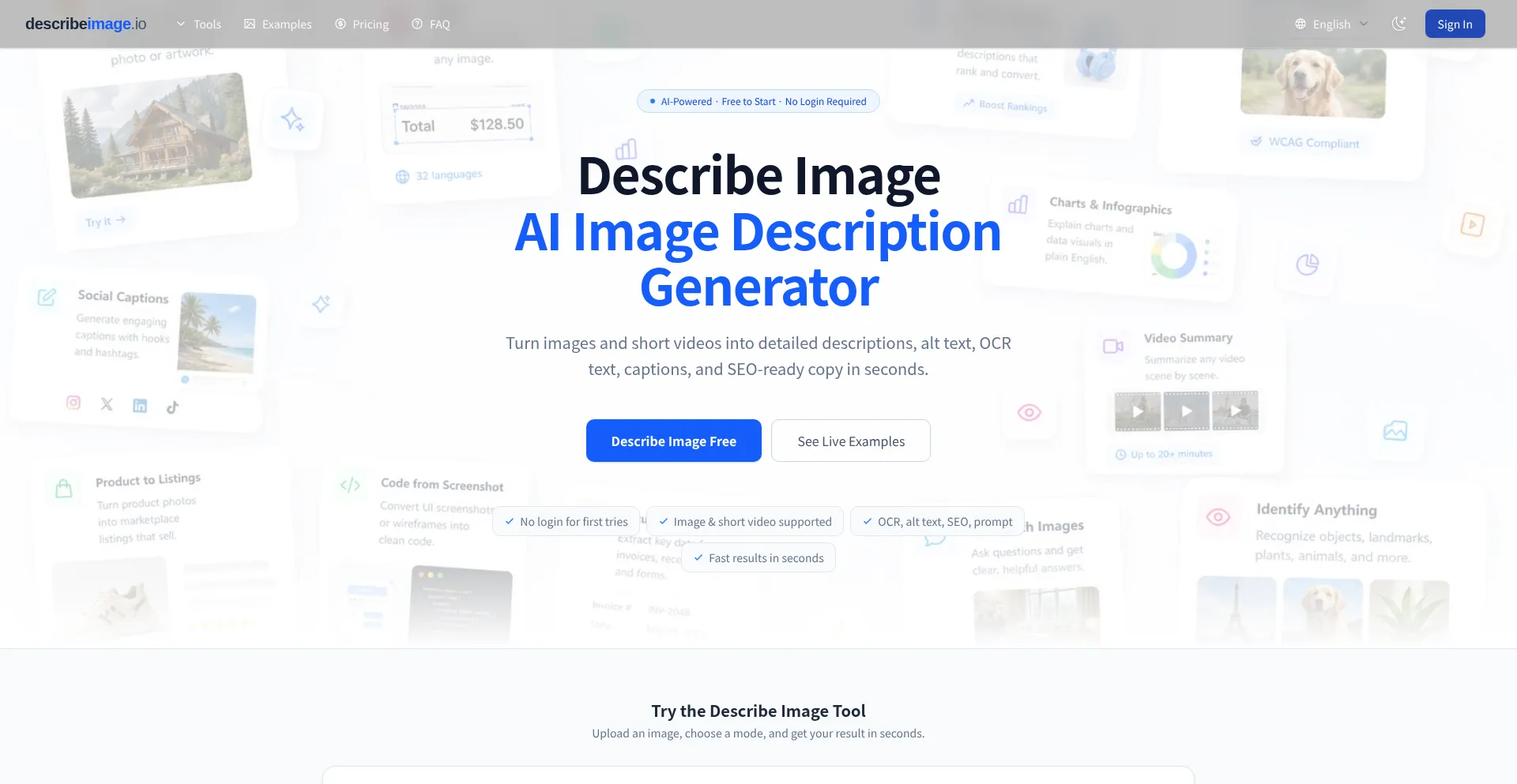 Describeimage.io