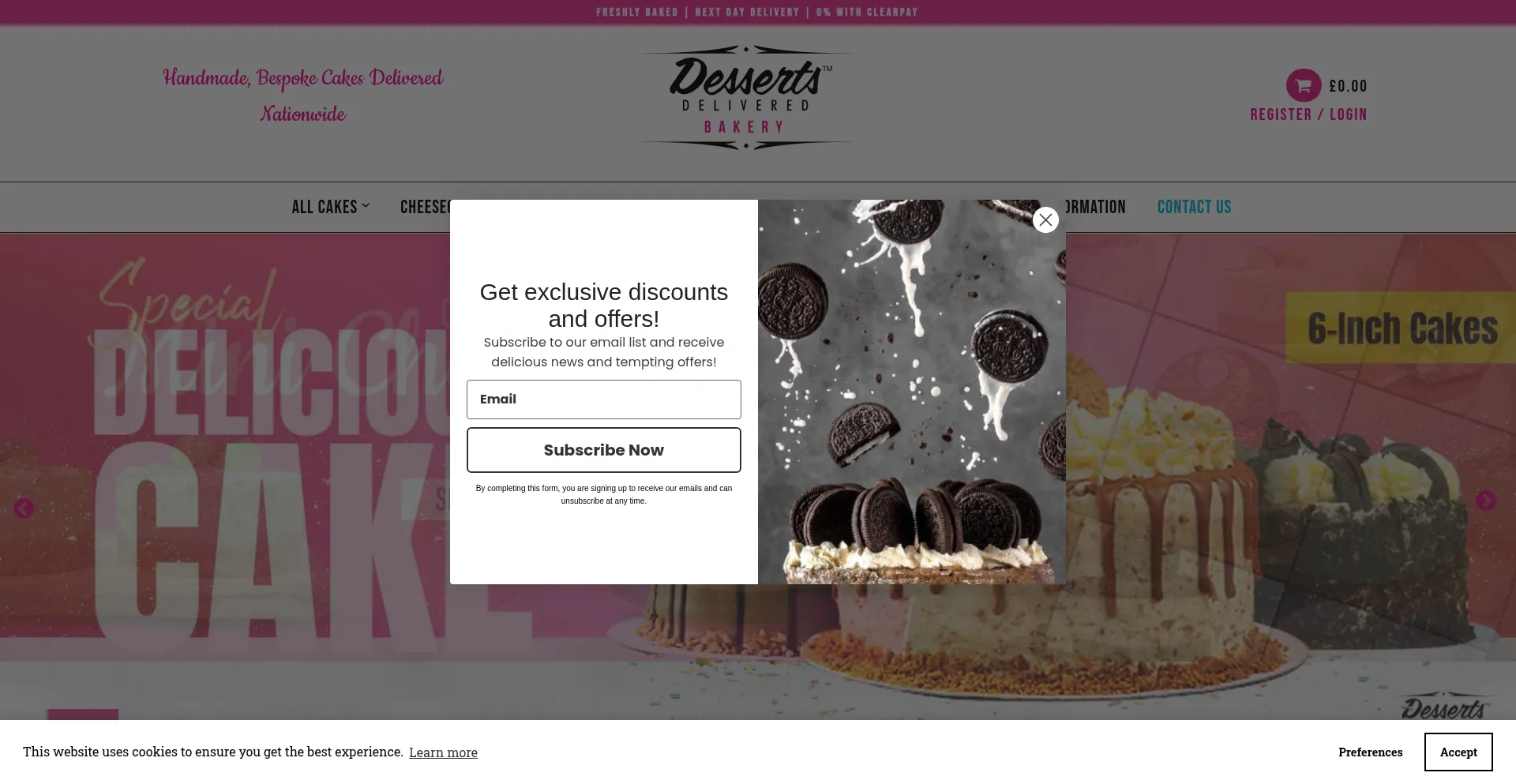 Dessertsdeliveredbakery.co.uk é Seguro e Confiável?