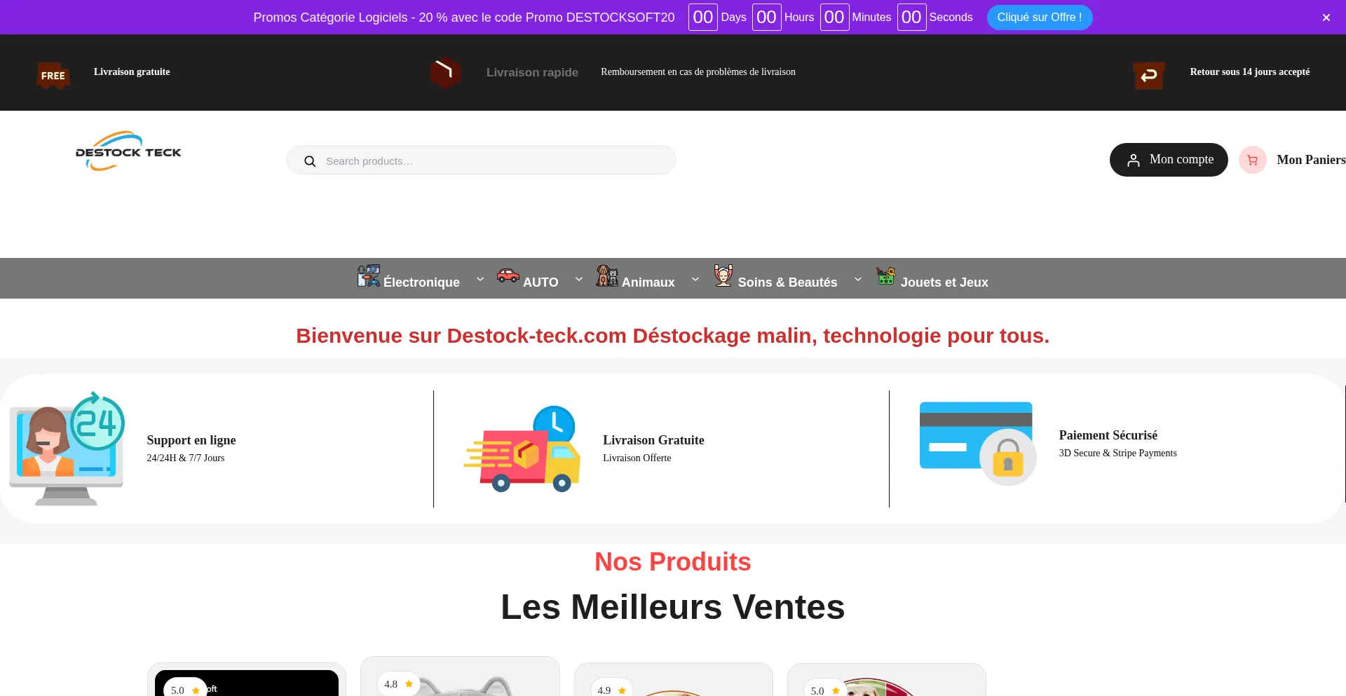 Destock-teck.com é Seguro e Confiável?