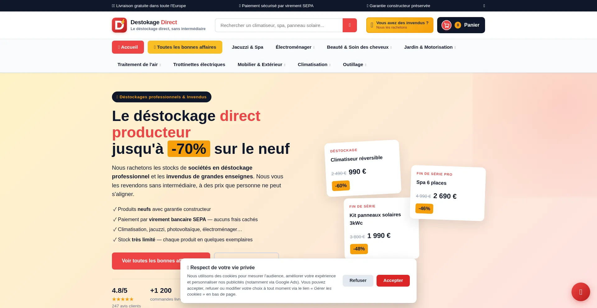 Destokagedirect.com