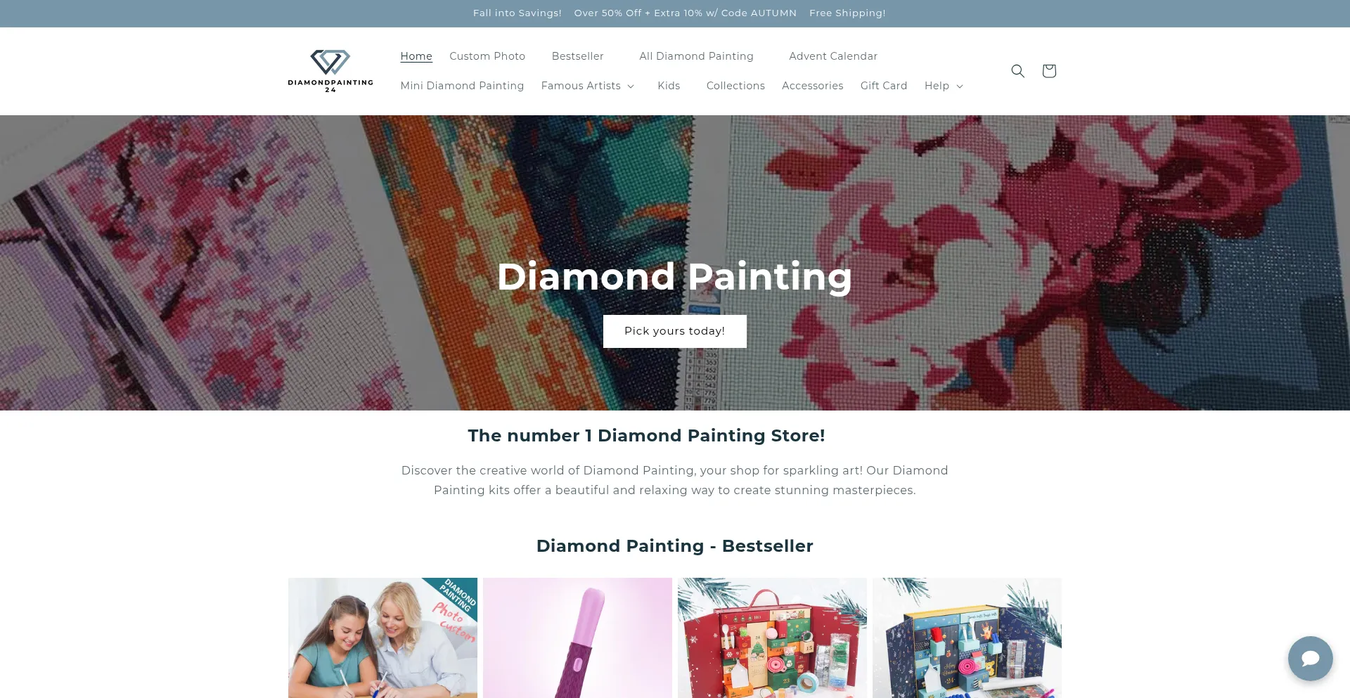 Diamondpainting24.com Screenshot