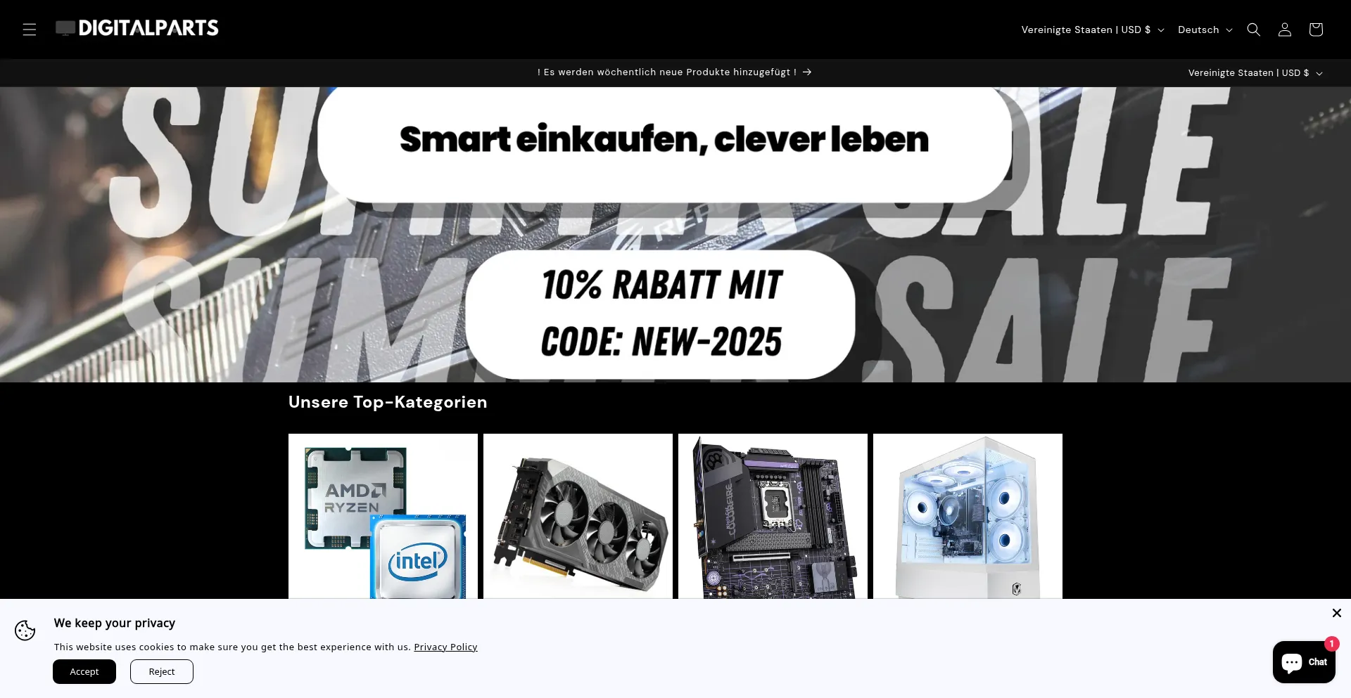 Digitalparts.ch é Seguro e Confiável?