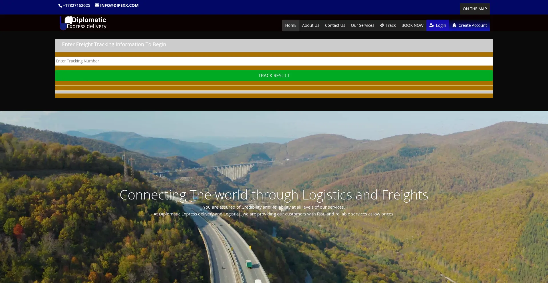 Website screenshot of Dipexx.com