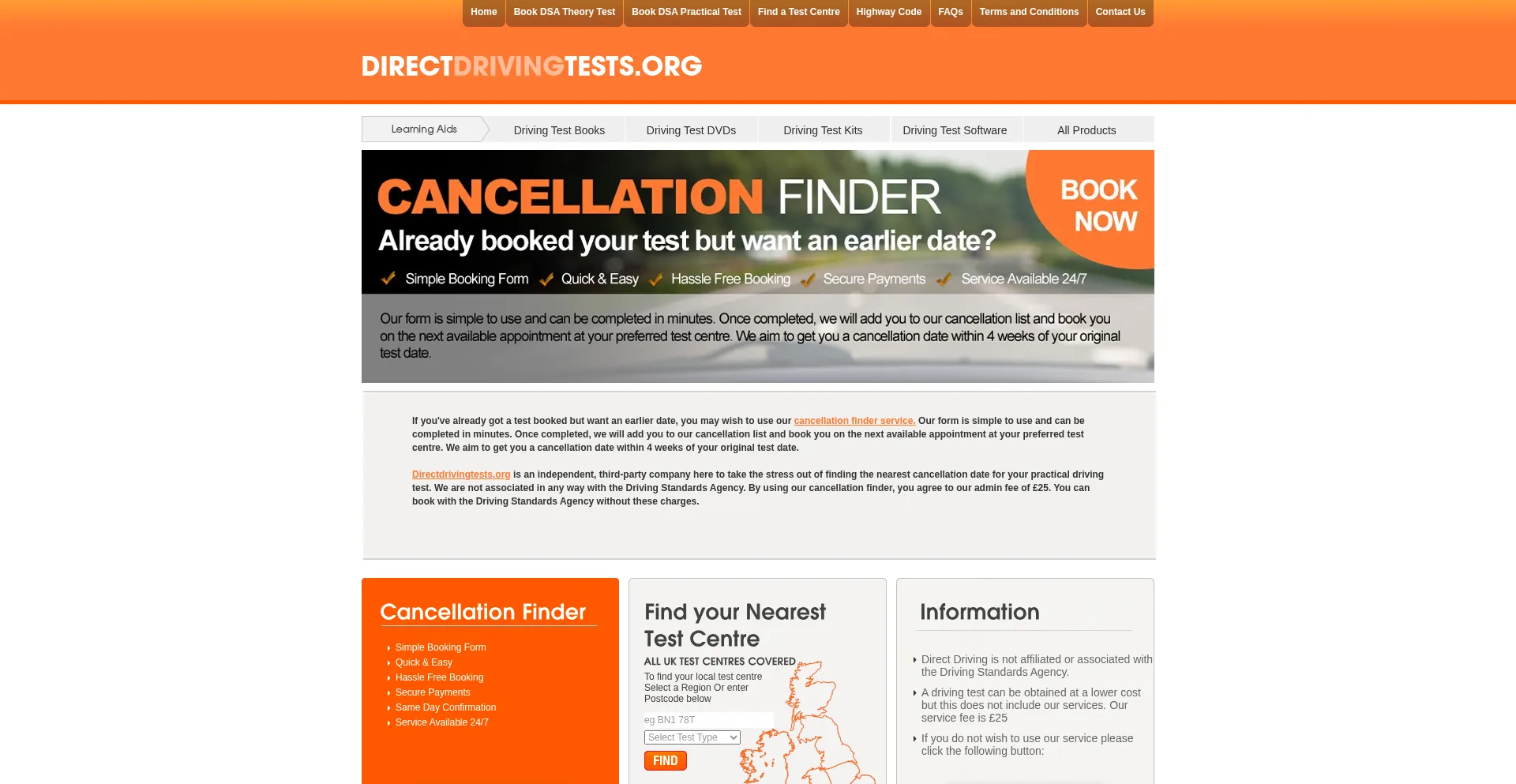 Directdrivingtests.org