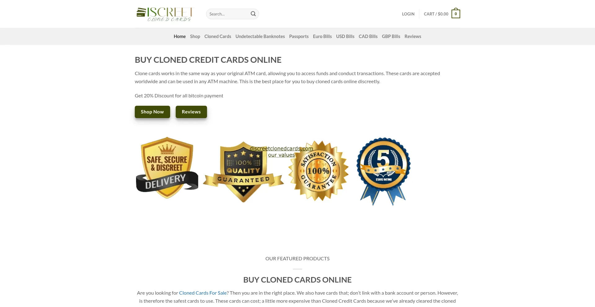 Discreetclonedcards.com
