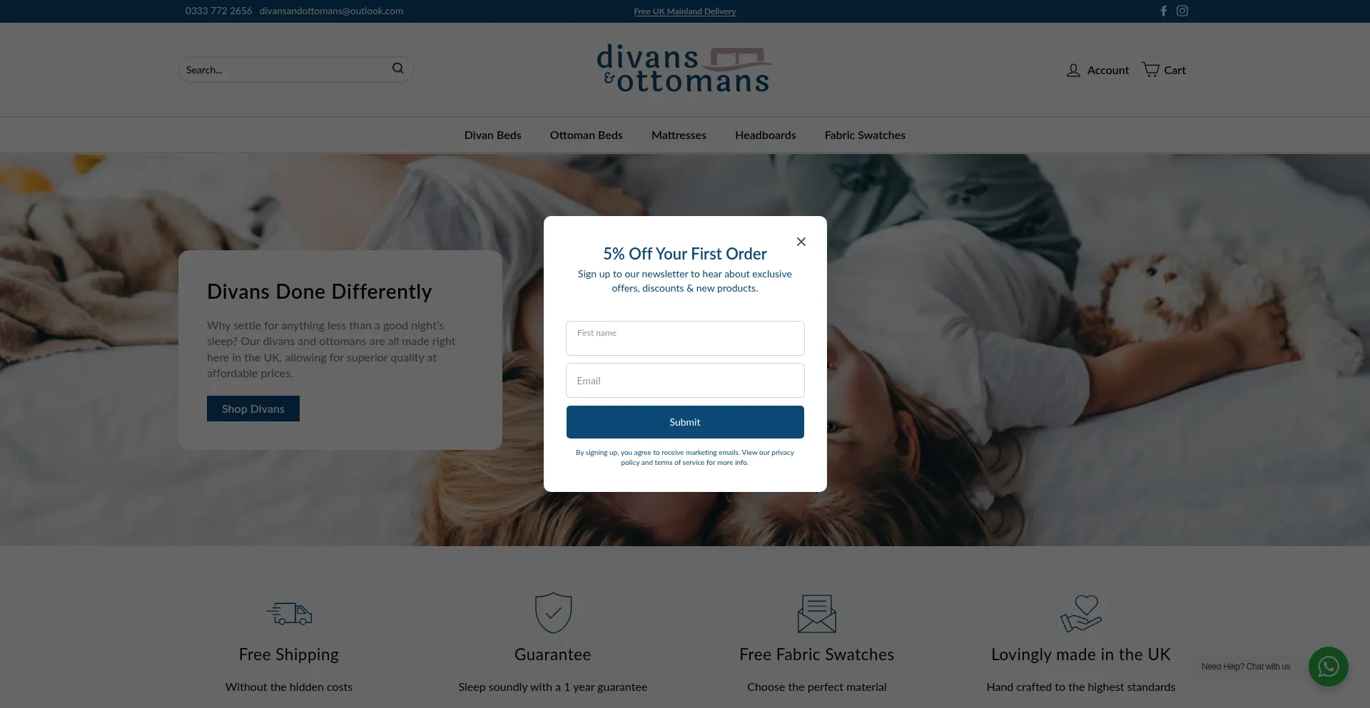 Divansandottomans.co.uk