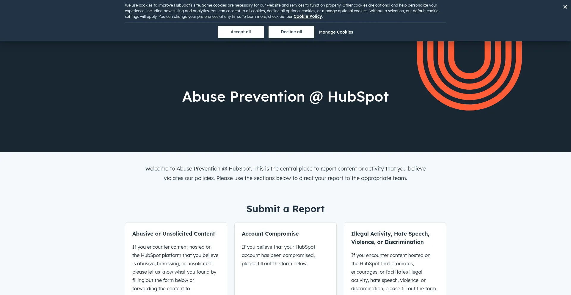 Website screenshot of Dj-vyn04.eu1.hubspotlinks.com