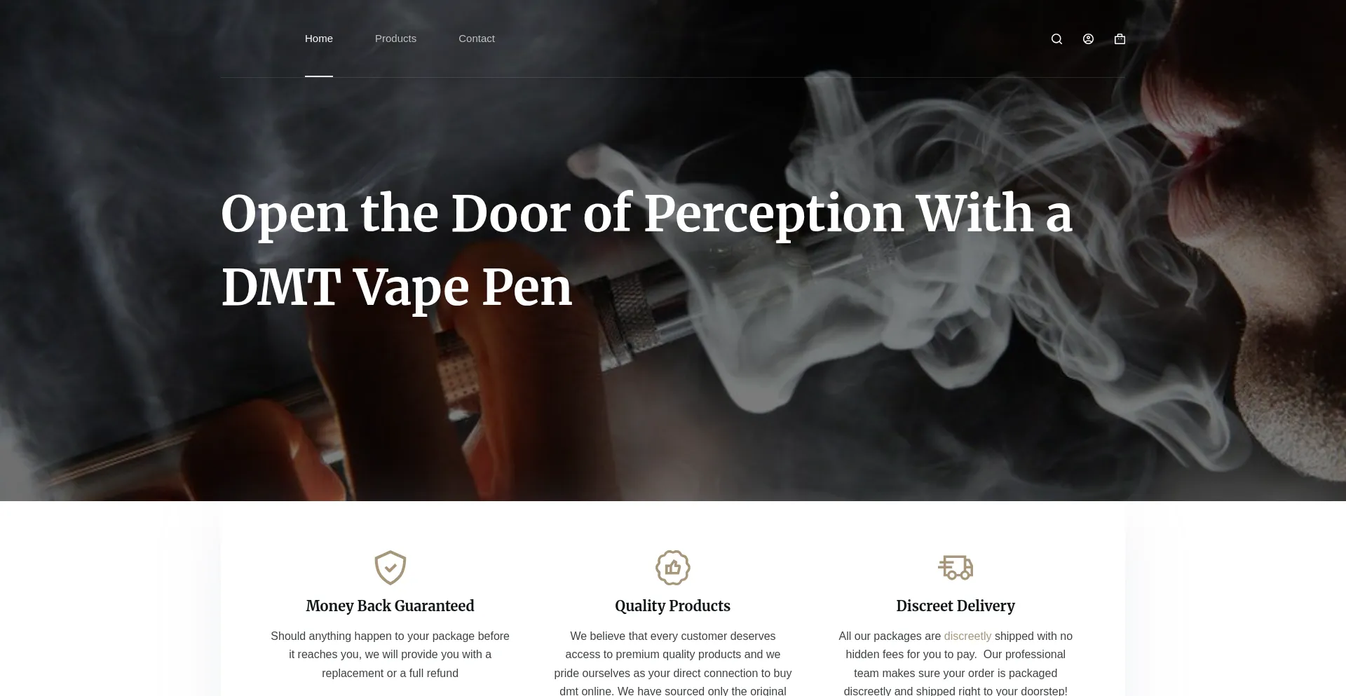 Dmtvapepenthirdrealm.com Screenshot