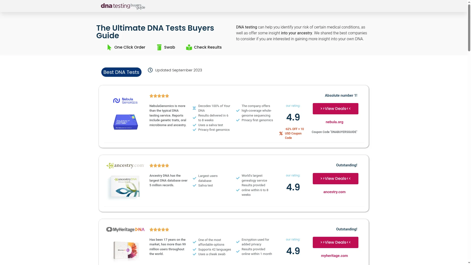 Dnatestingbuyersguide.com