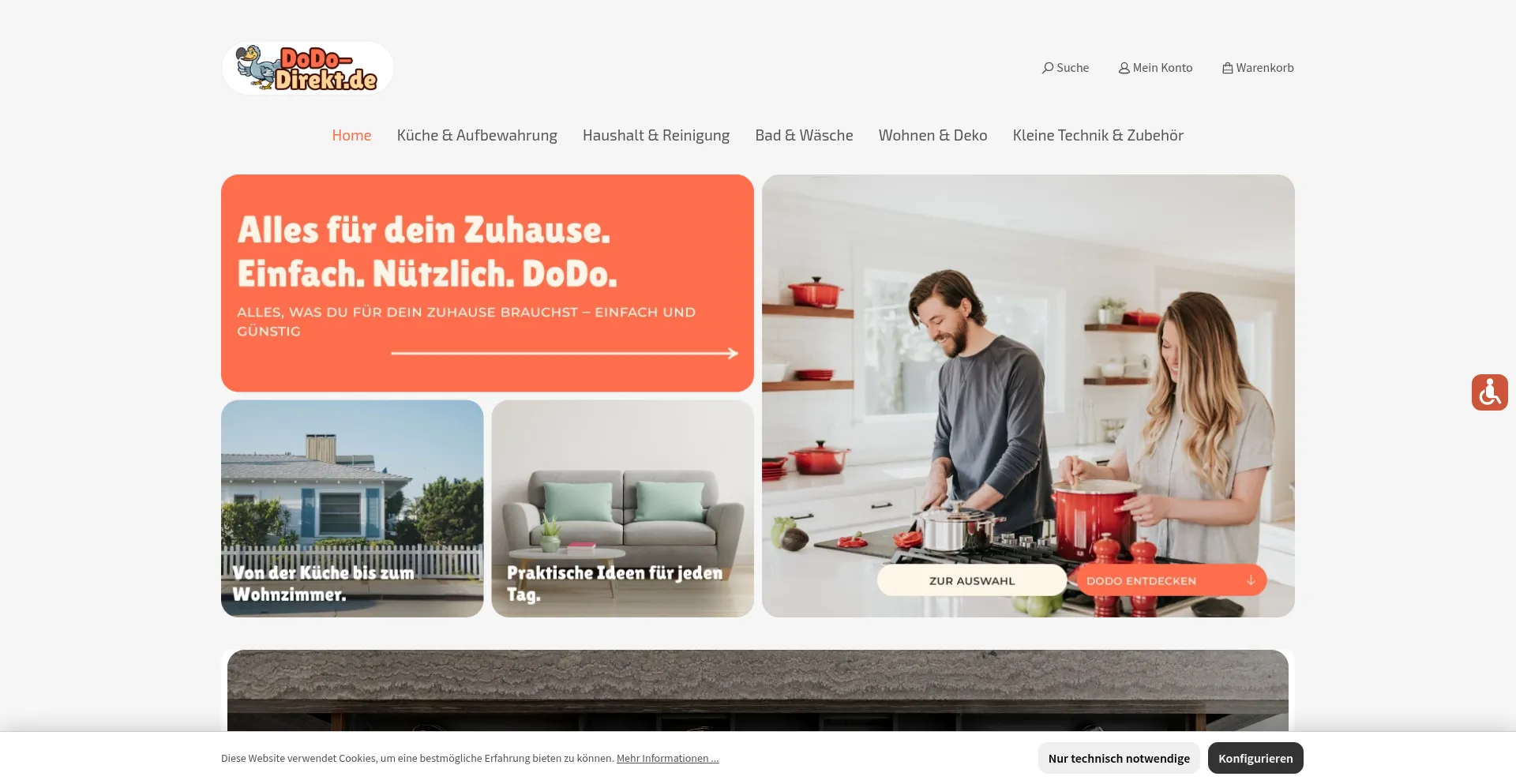 Website screenshot of Dodo-direkt.de