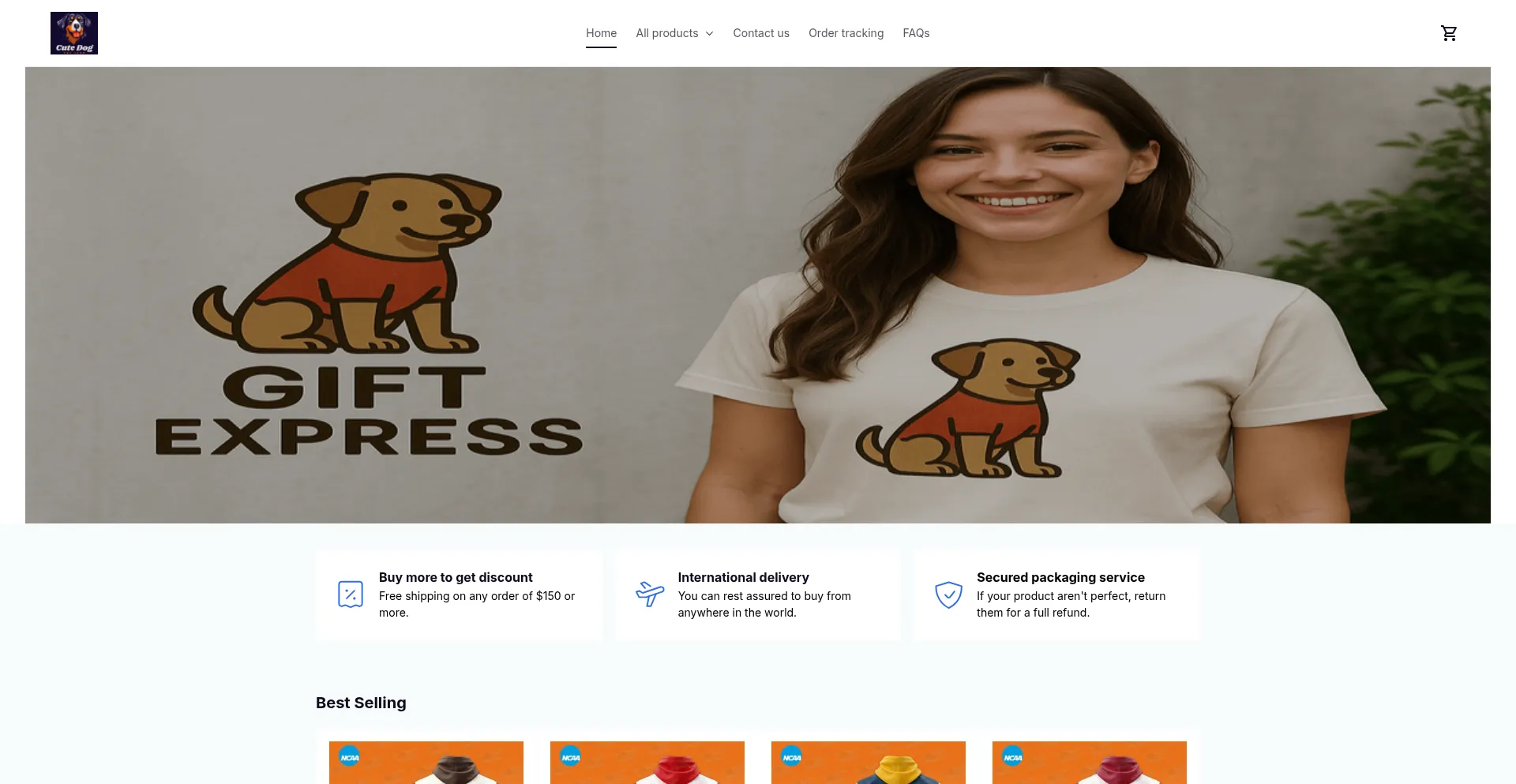 Website screenshot of Dogshirtpayment.com