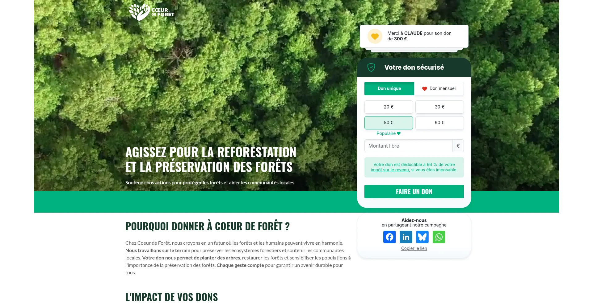 Don.coeurdeforet.com