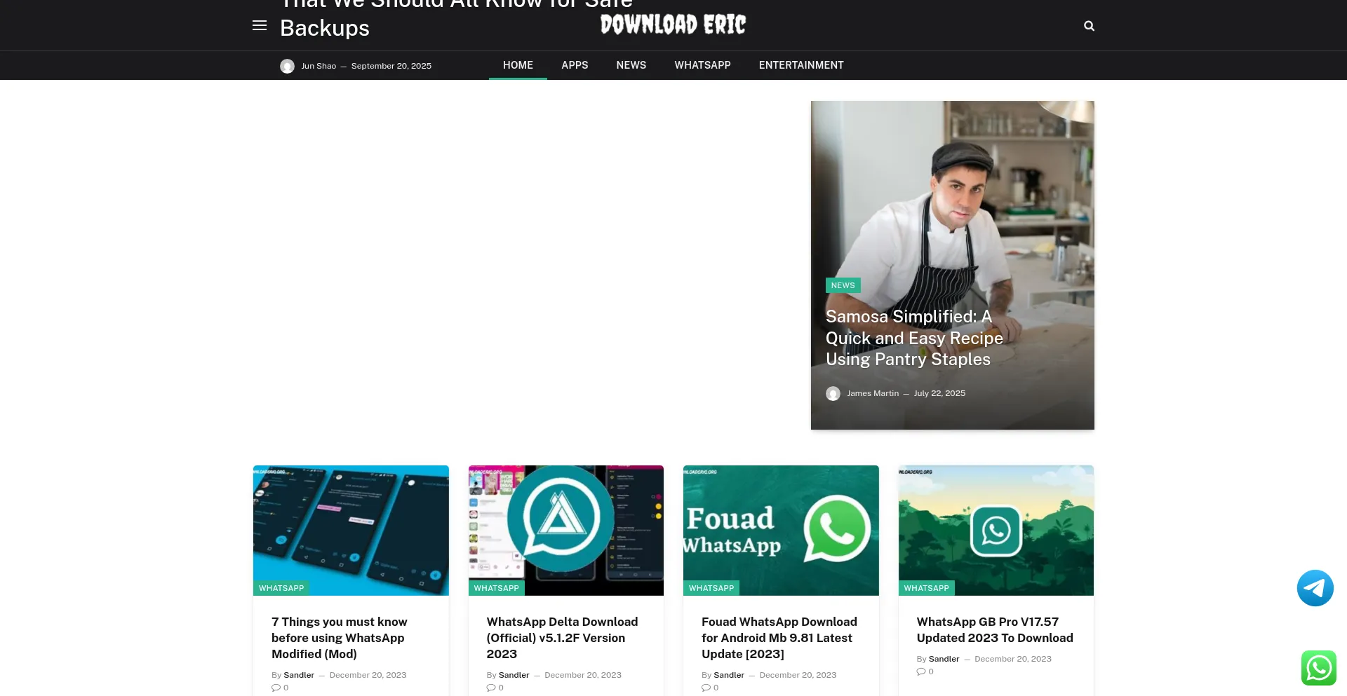 Downloaderic.org Screenshot