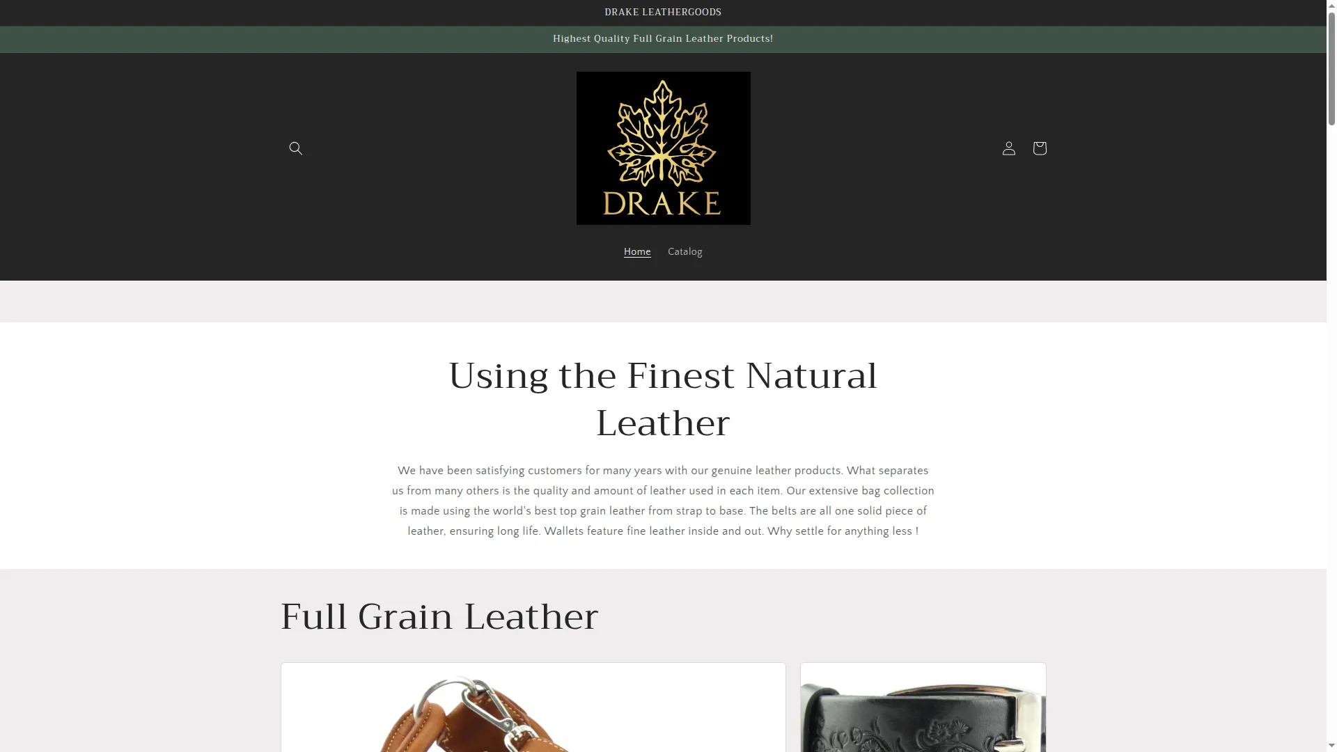 Drakeleathergoods.com