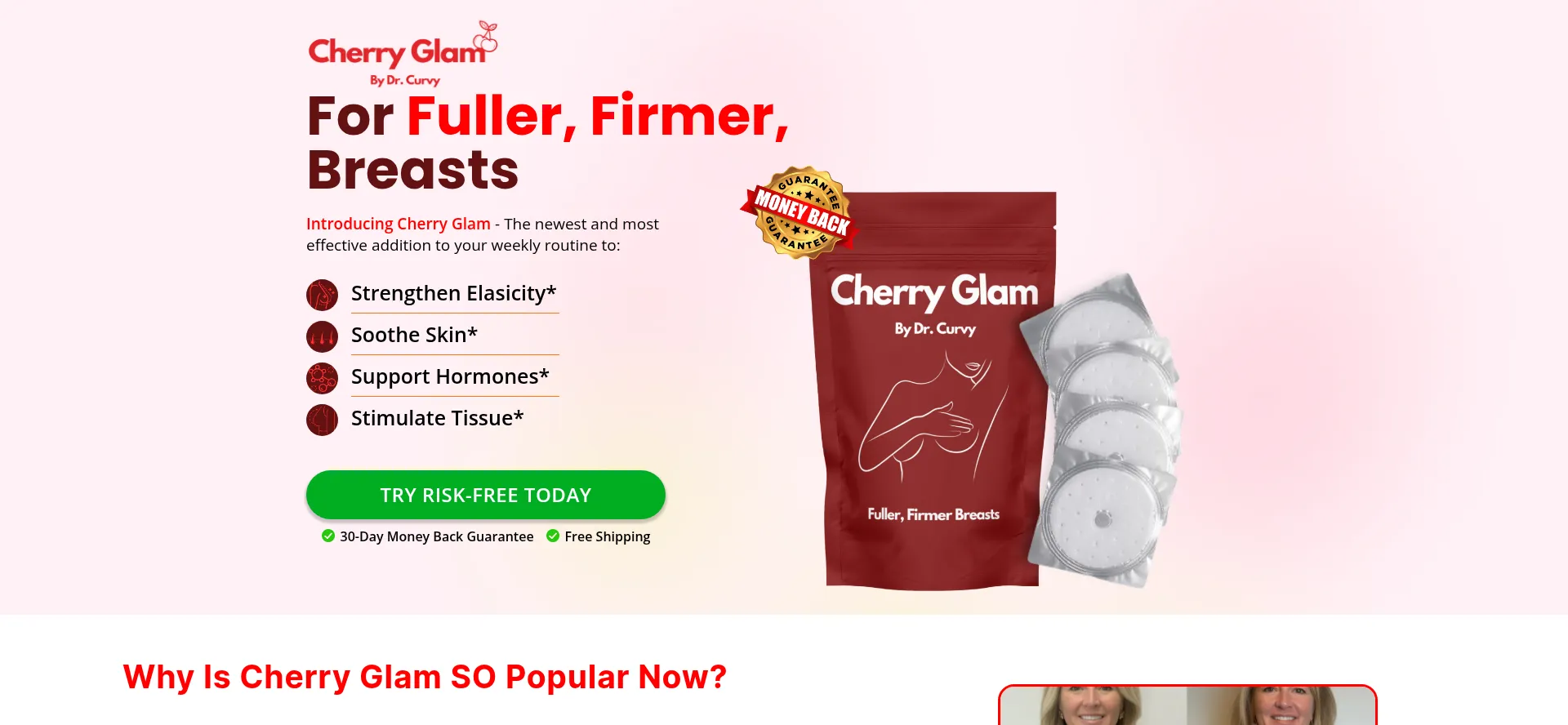 Website screenshot of Drcurvy.com