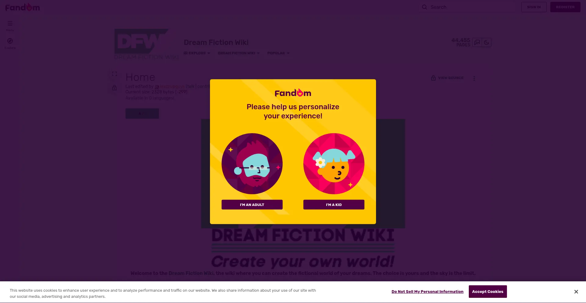 Dreamfiction.fandom.com