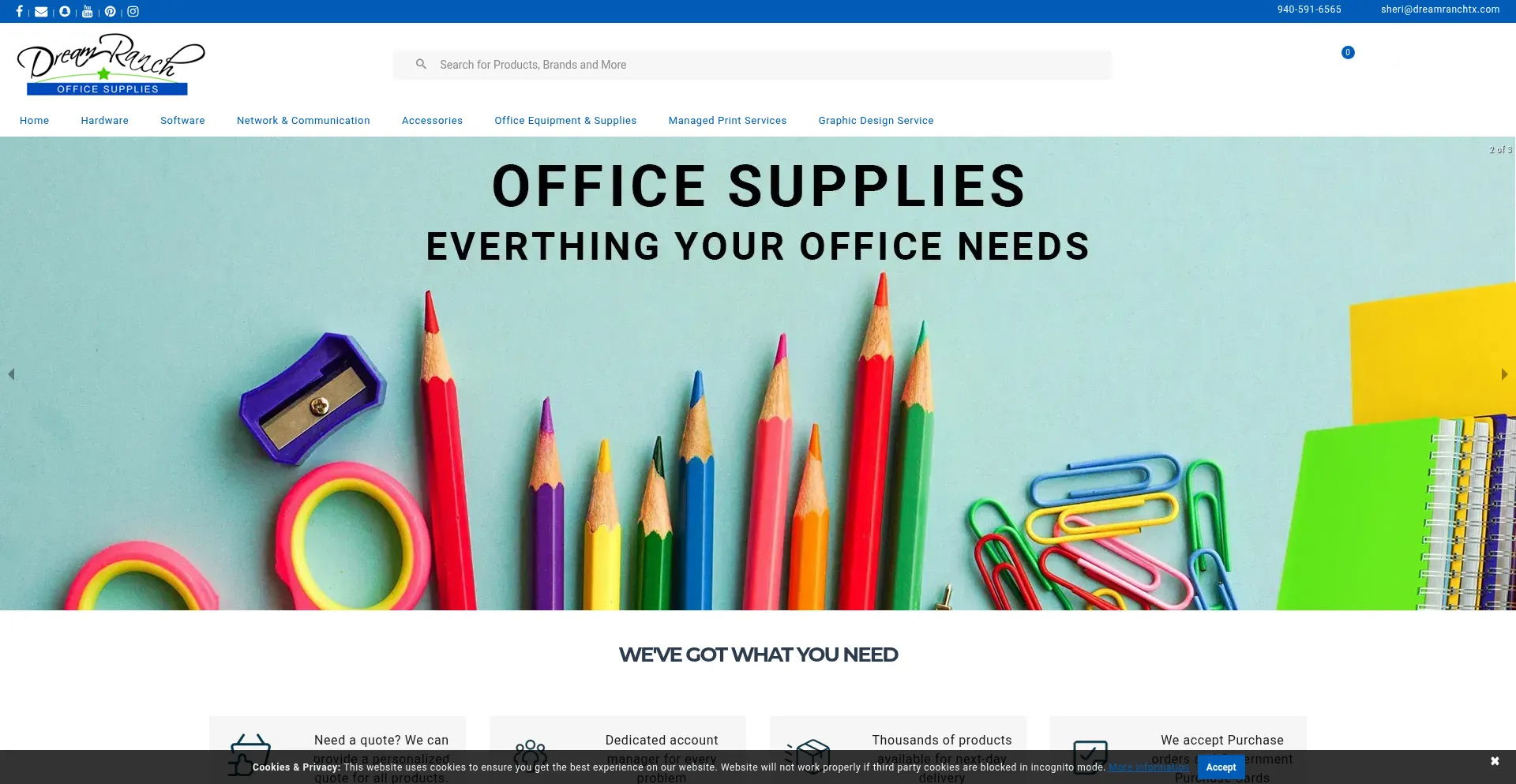 Dreamranchofficesupplies.com