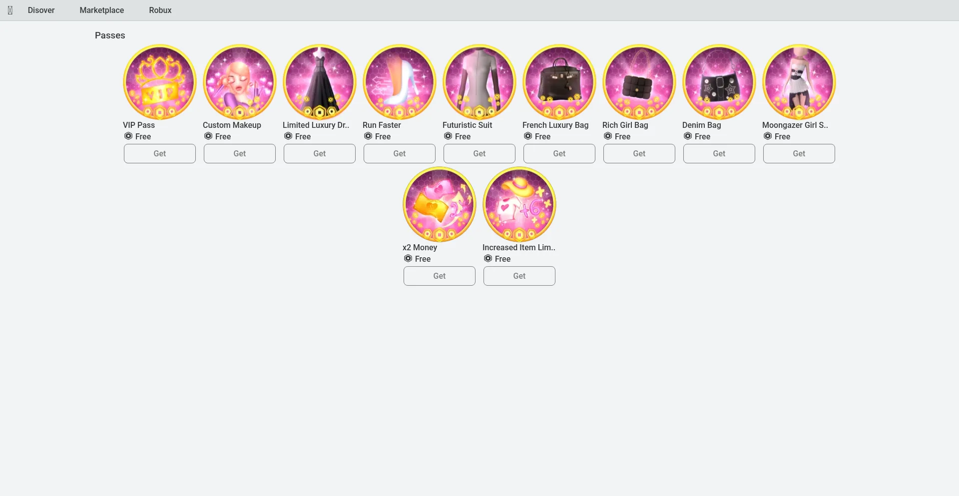 Website screenshot of Dress2impress.online