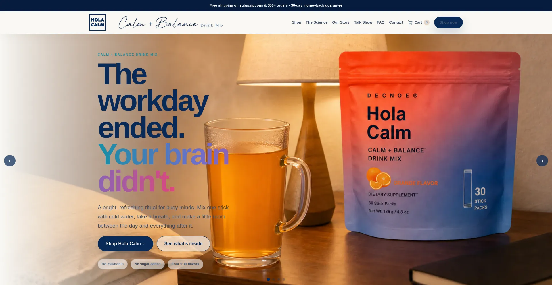 Drinkholacalm.com