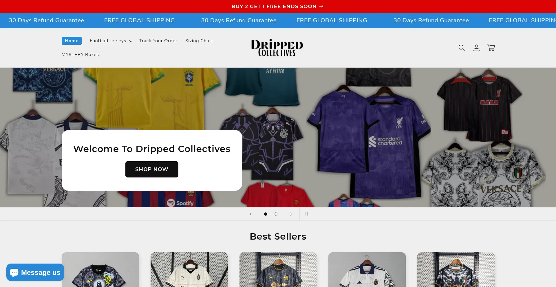 Drippedcollectives.com Screenshot