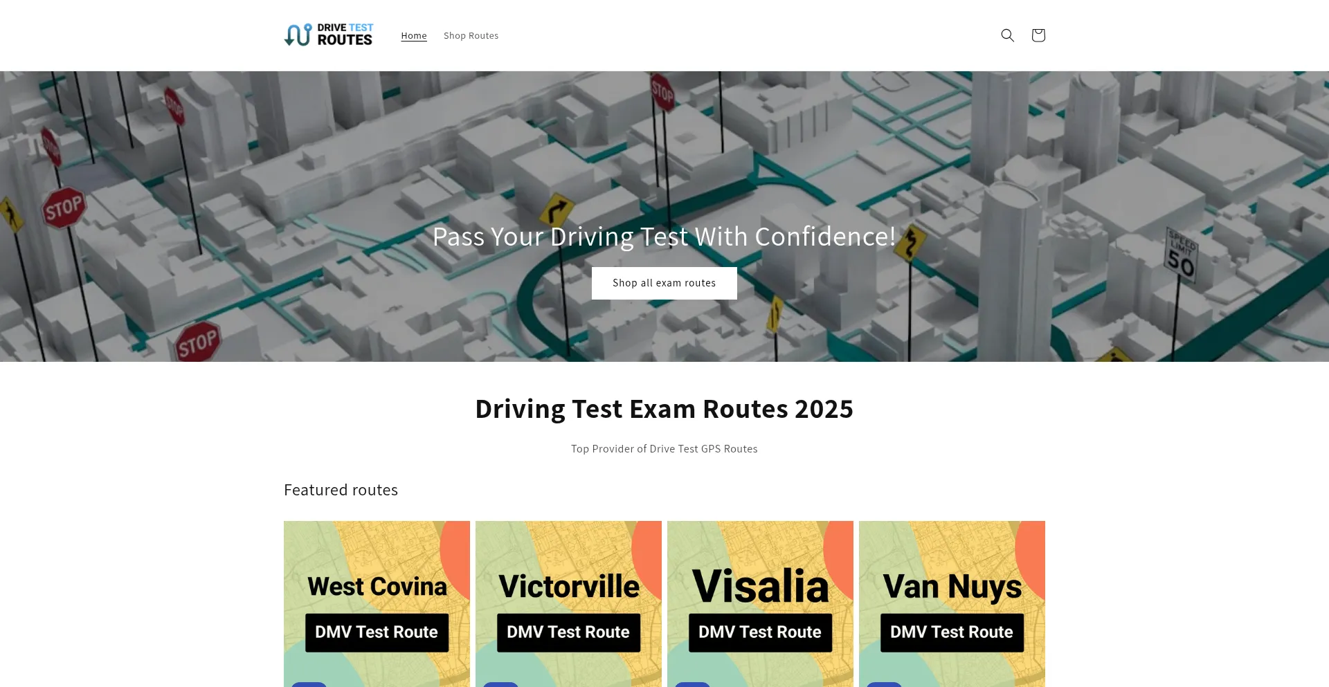 Drivetestroutes.com